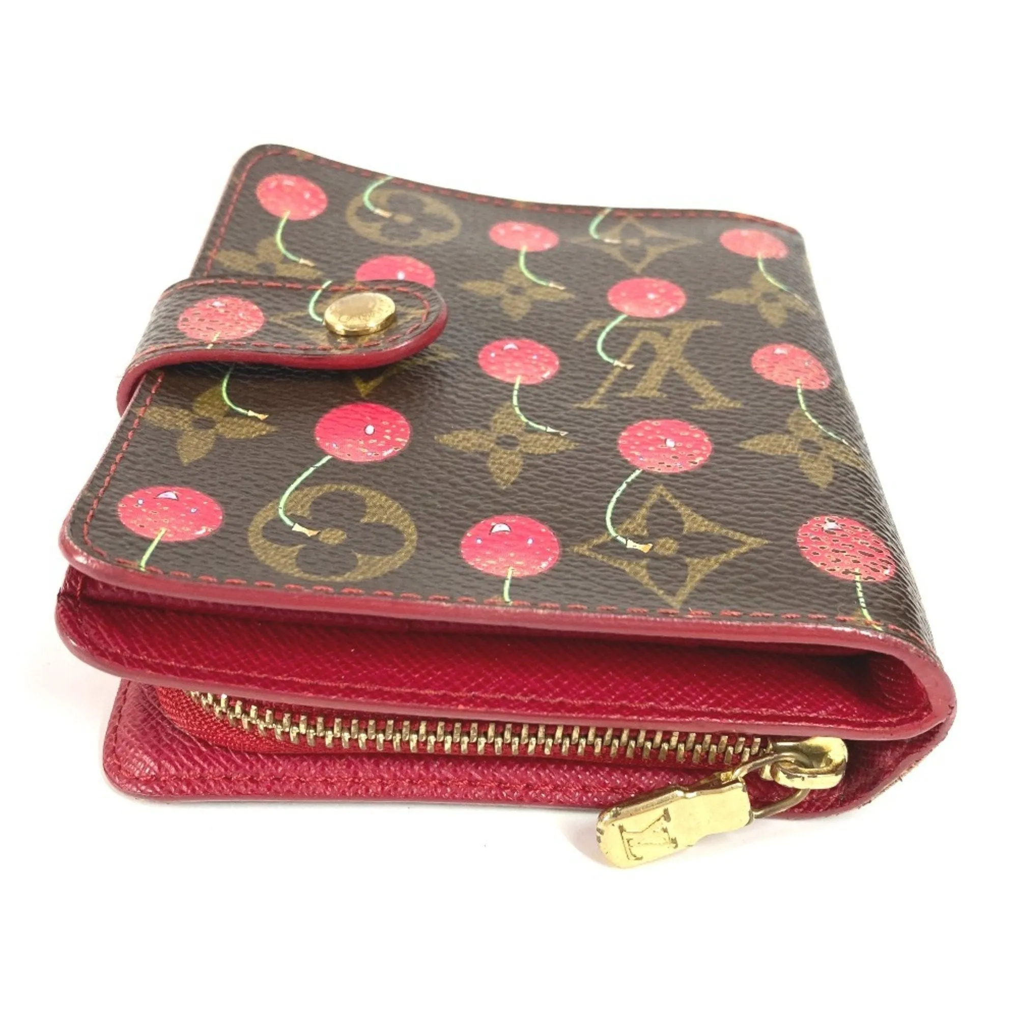 Louis Vuitton  Color Monogram Canvas Wallet (Bi-Fold) (Pre-Owned)