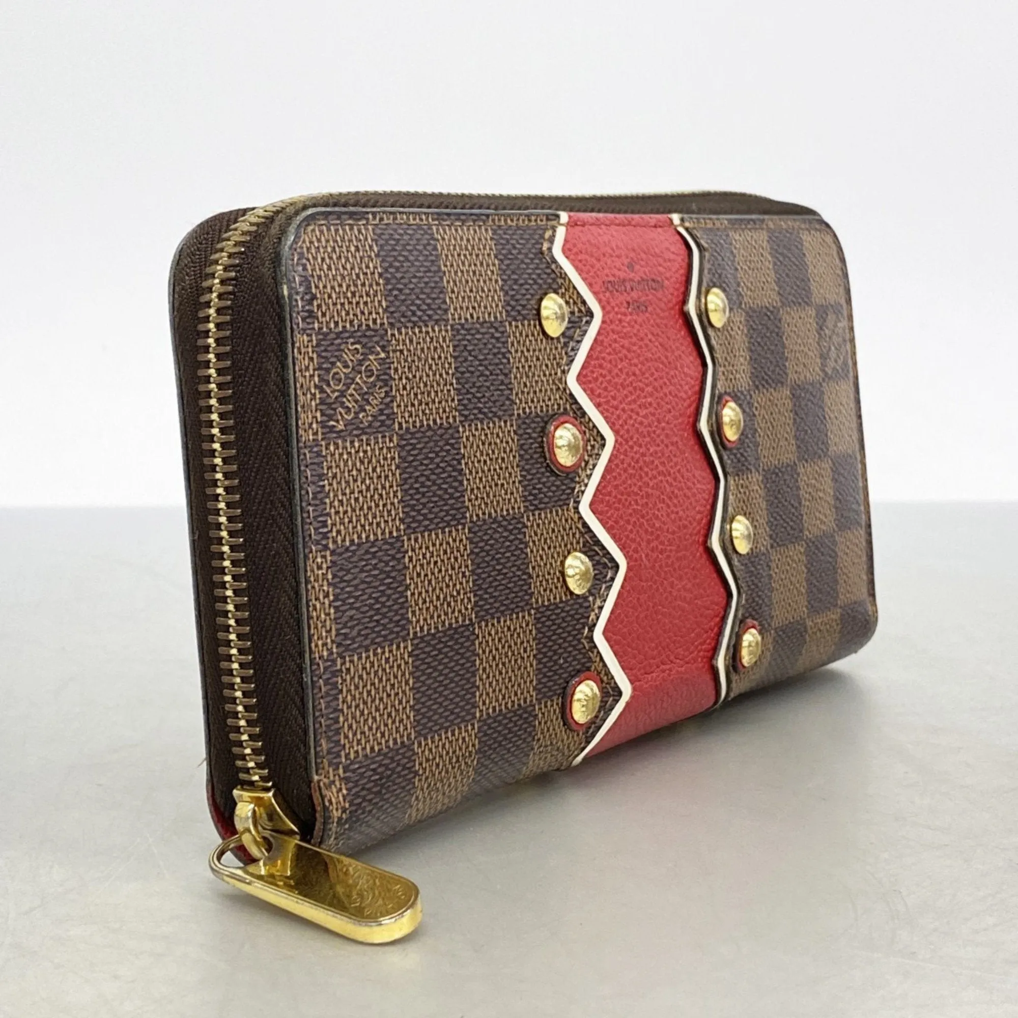 Louis Vuitton Coquelicots Ebene Long Wallet (Bi-Fold) (Pre-Owned)