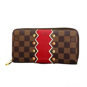 Louis Vuitton Coquelicots Ebene Long Wallet (Bi-Fold) (Pre-Owned)