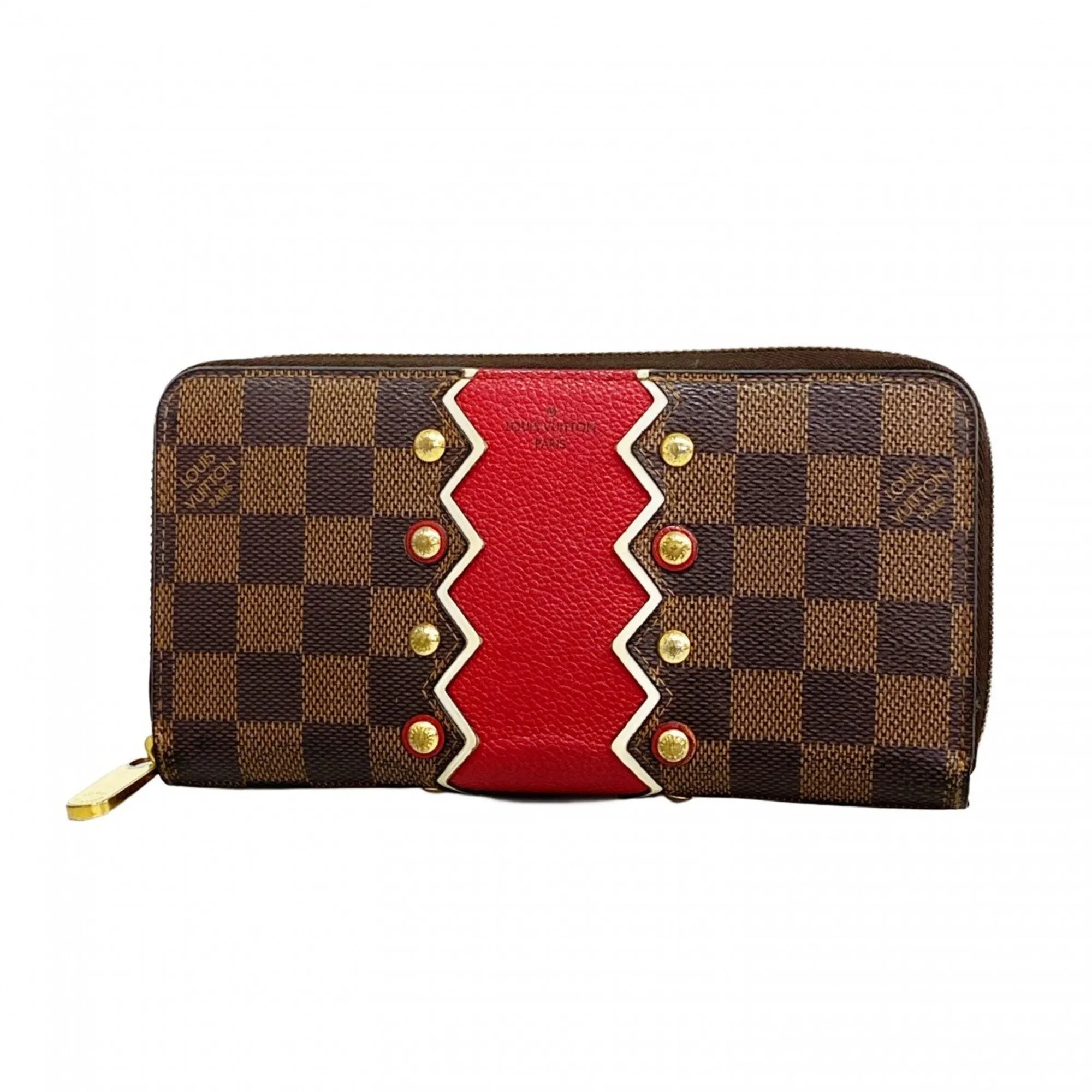 Louis Vuitton Coquelicots Ebene Long Wallet (Bi-Fold) (Pre-Owned)