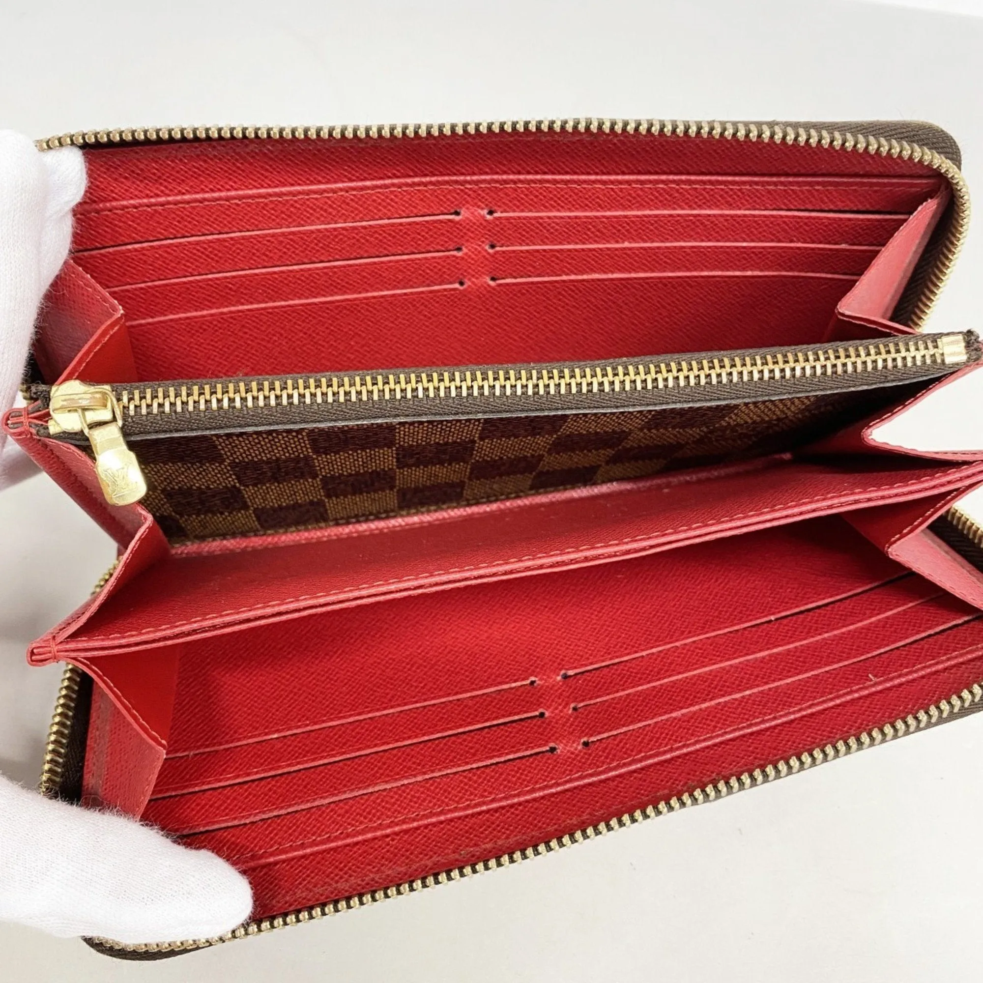 Louis Vuitton Coquelicots Ebene Long Wallet (Bi-Fold) (Pre-Owned)
