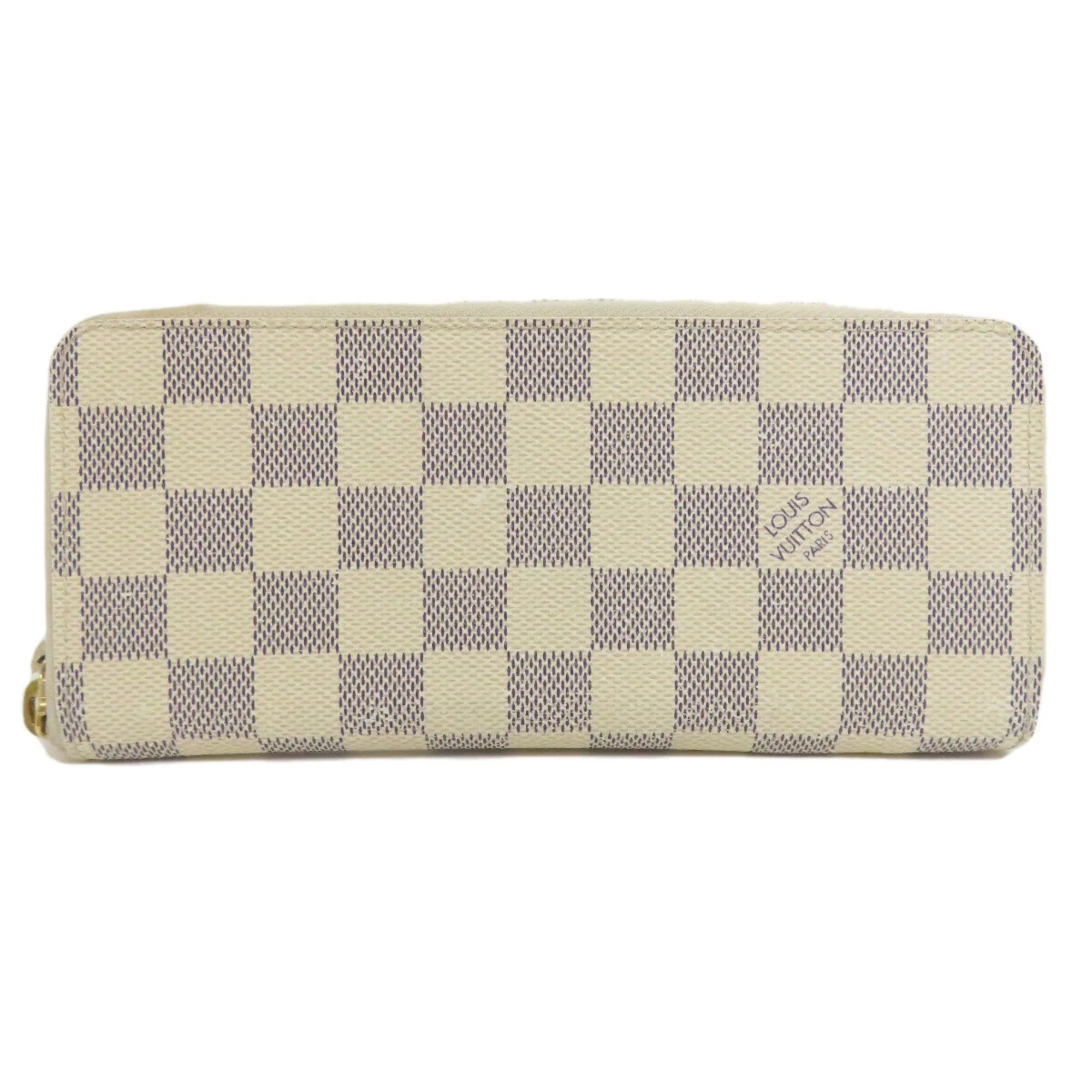 Louis Vuitton Damier Azur Damier Azur Long Wallet (Bi-Fold) (Pre-Owned)