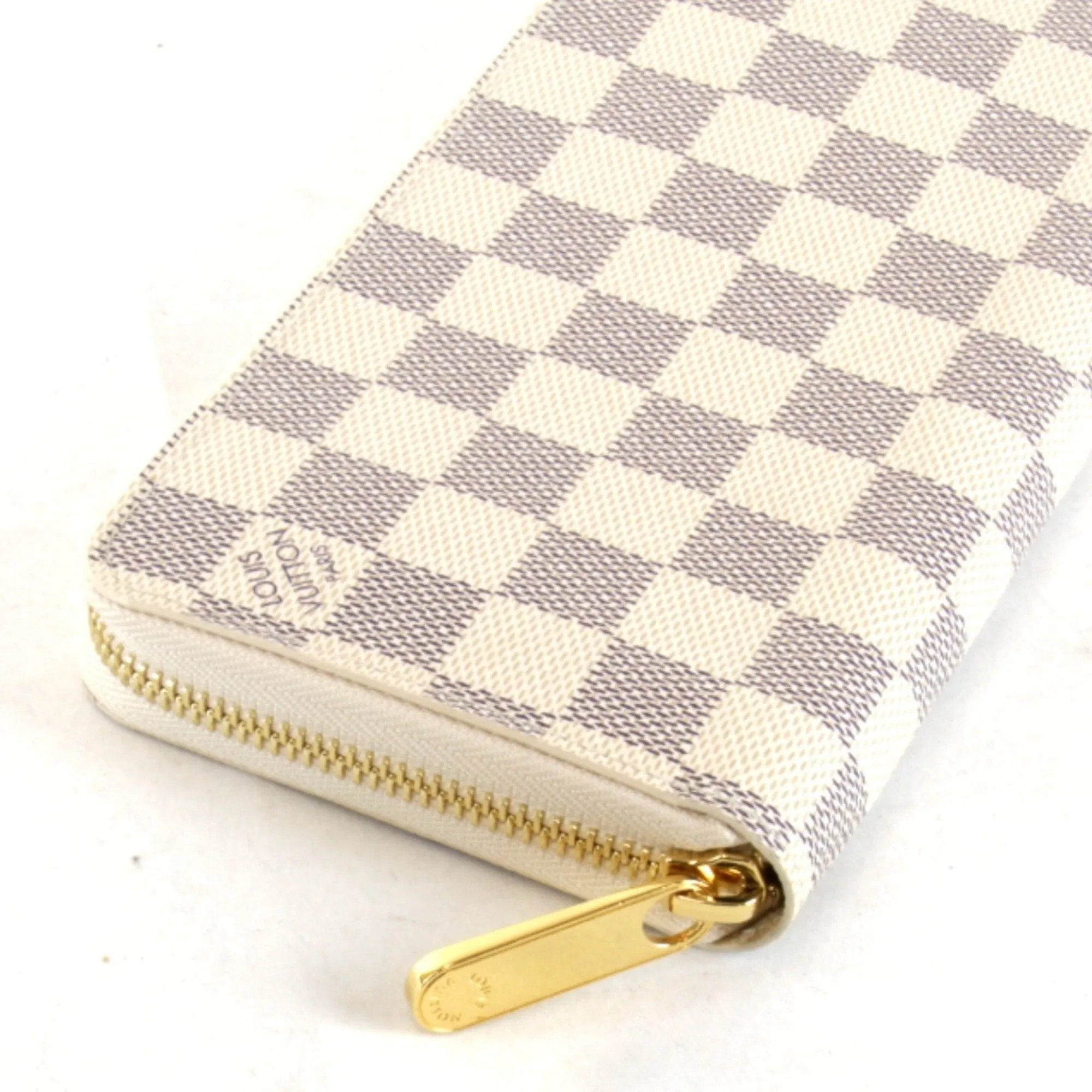 Louis Vuitton Damier Azur Damier Azur Long Wallet (Bi-Fold) (Pre-Owned)