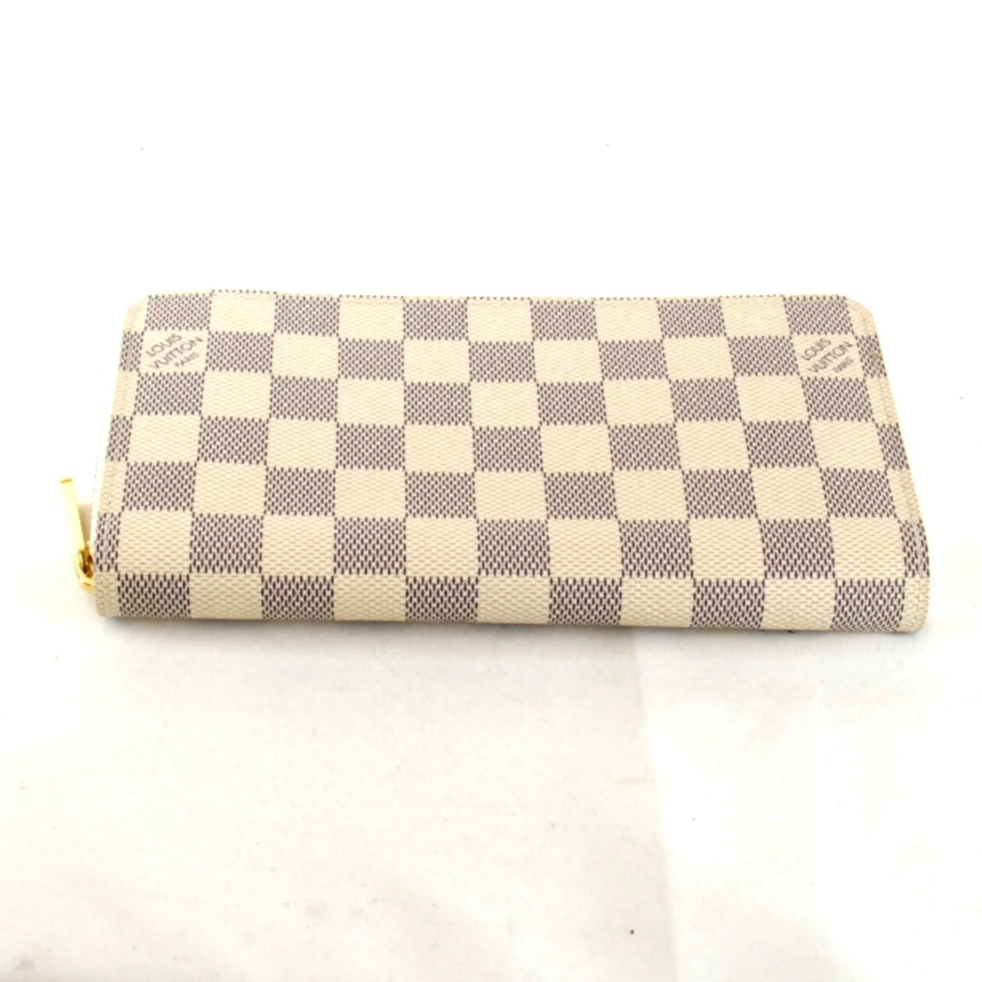 Louis Vuitton Damier Azur Damier Azur Long Wallet (Bi-Fold) (Pre-Owned)