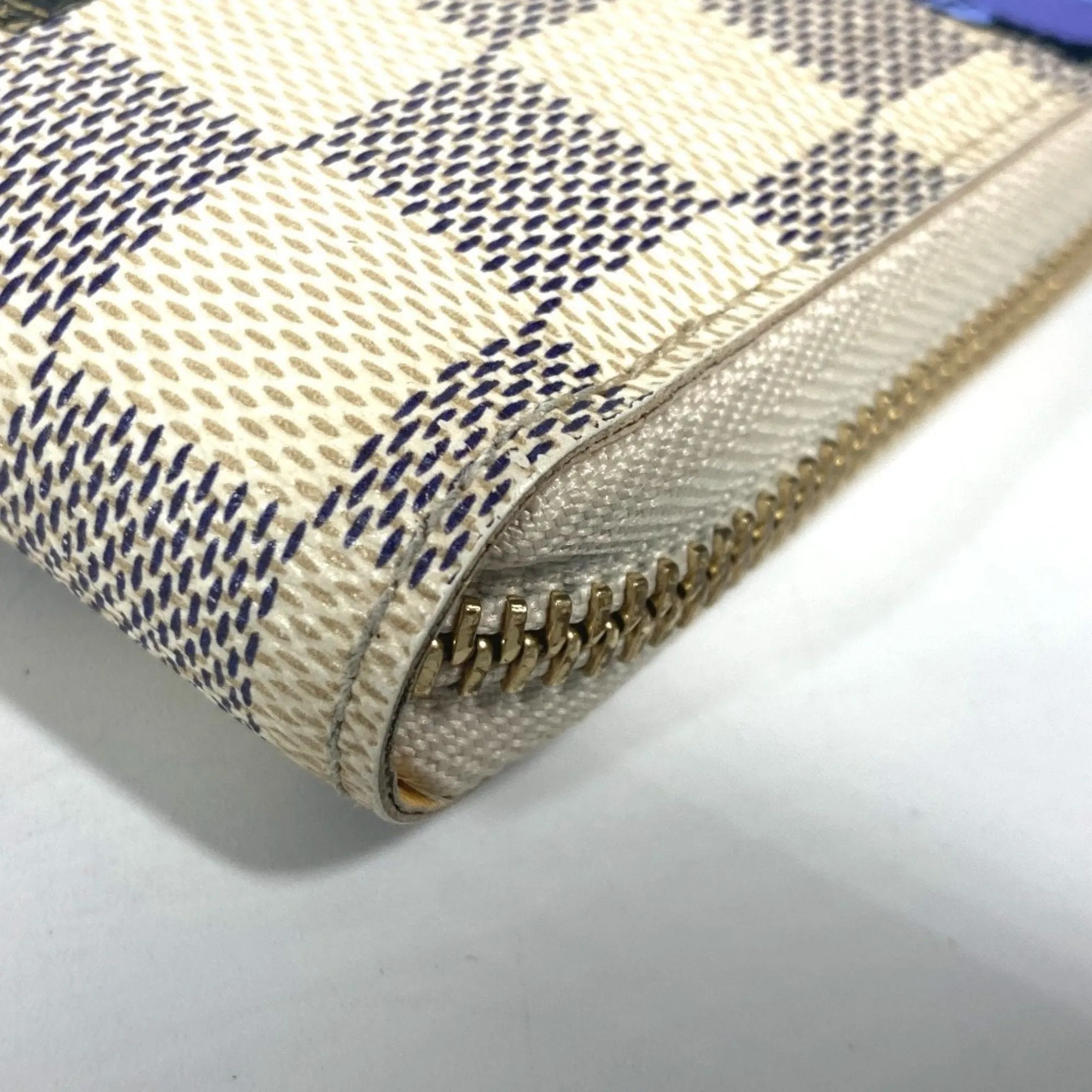 Louis Vuitton Damier Azur Long Wallet (Bi-Fold) (Pre-Owned)