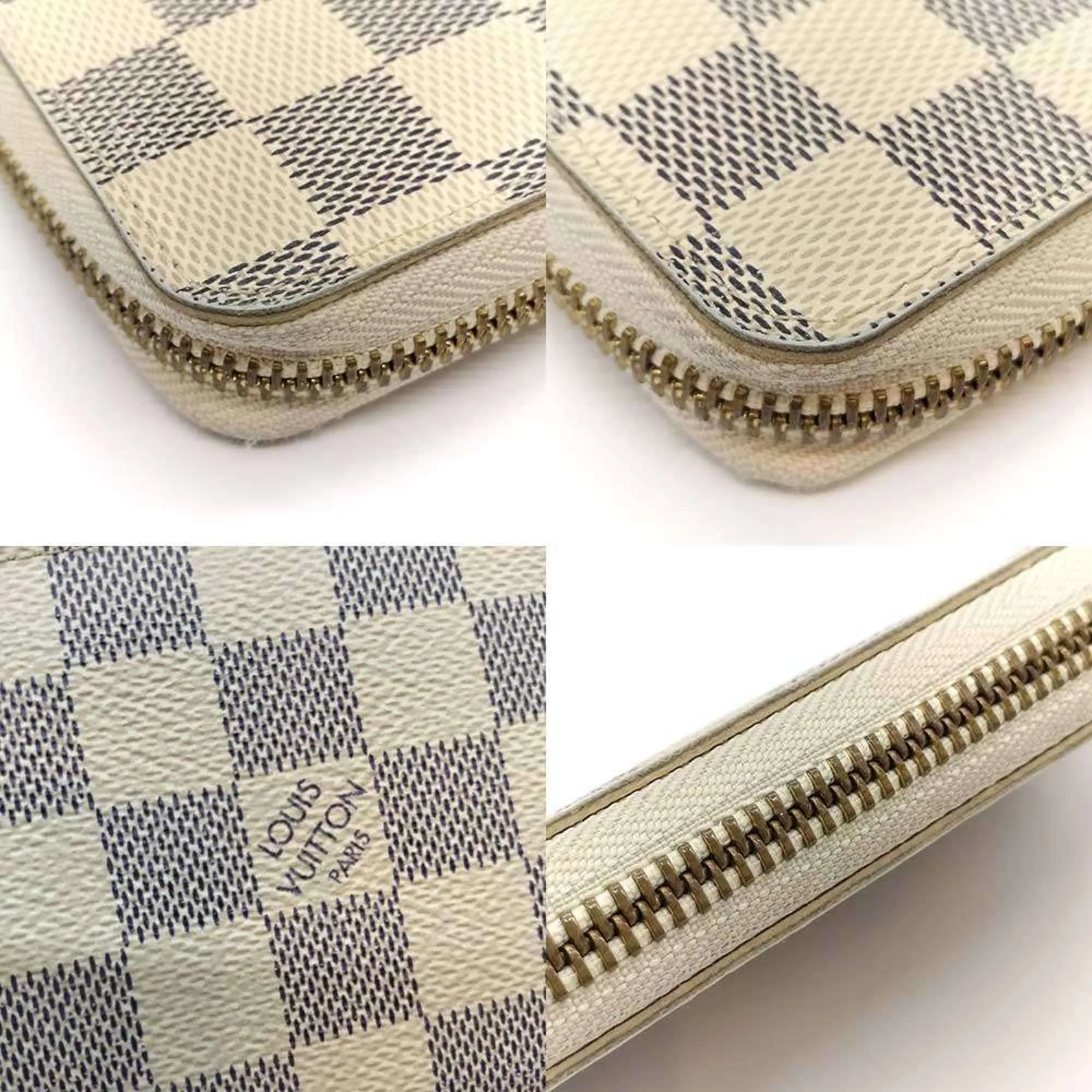Louis Vuitton Damier Azur Long Wallet (Bi-Fold) (Pre-Owned)