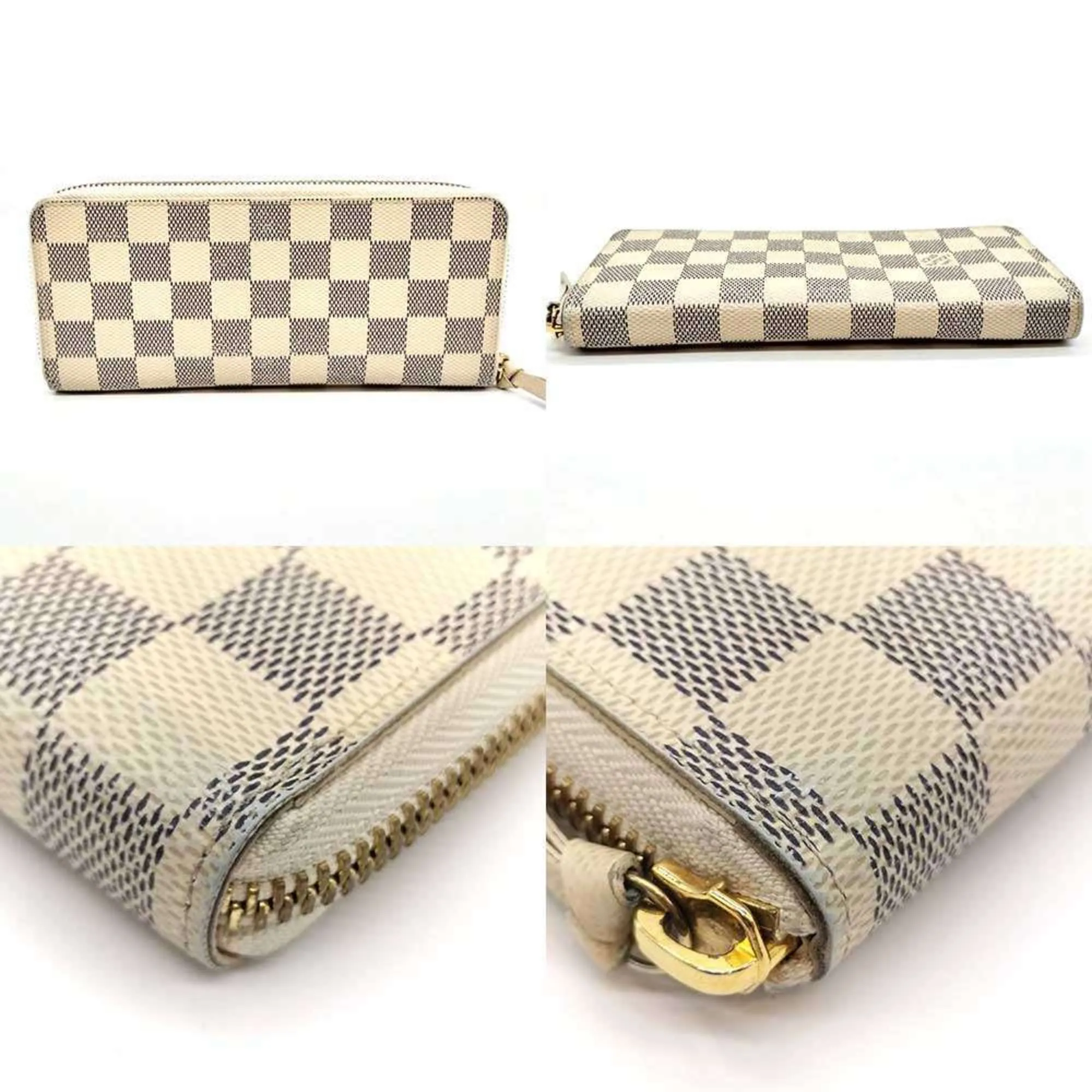 Louis Vuitton Damier Azur Long Wallet (Bi-Fold) (Pre-Owned)