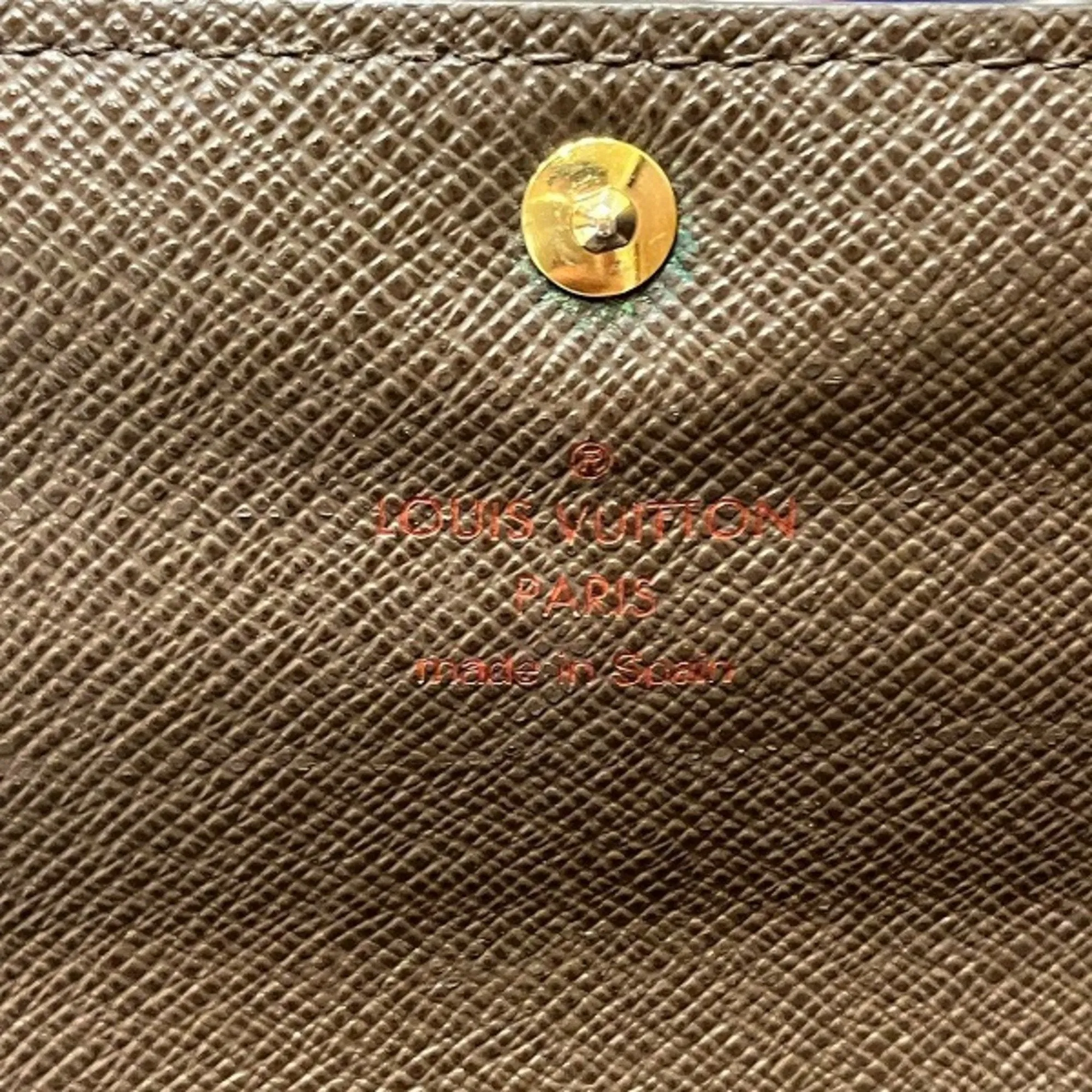 Louis Vuitton Damier Canvas Damier Canvas Long Wallet (Bi-Fold) (Pre-Owned)