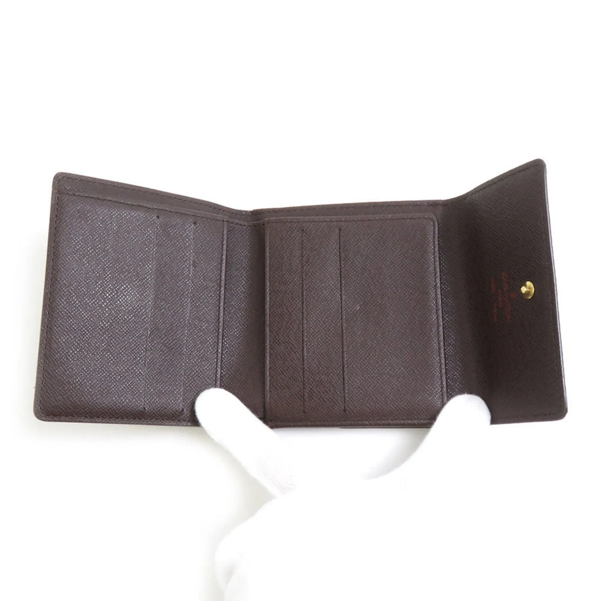Louis Vuitton Damier Canvas Damier Canvas Wallet (Tri-Fold) (Pre-Owned)