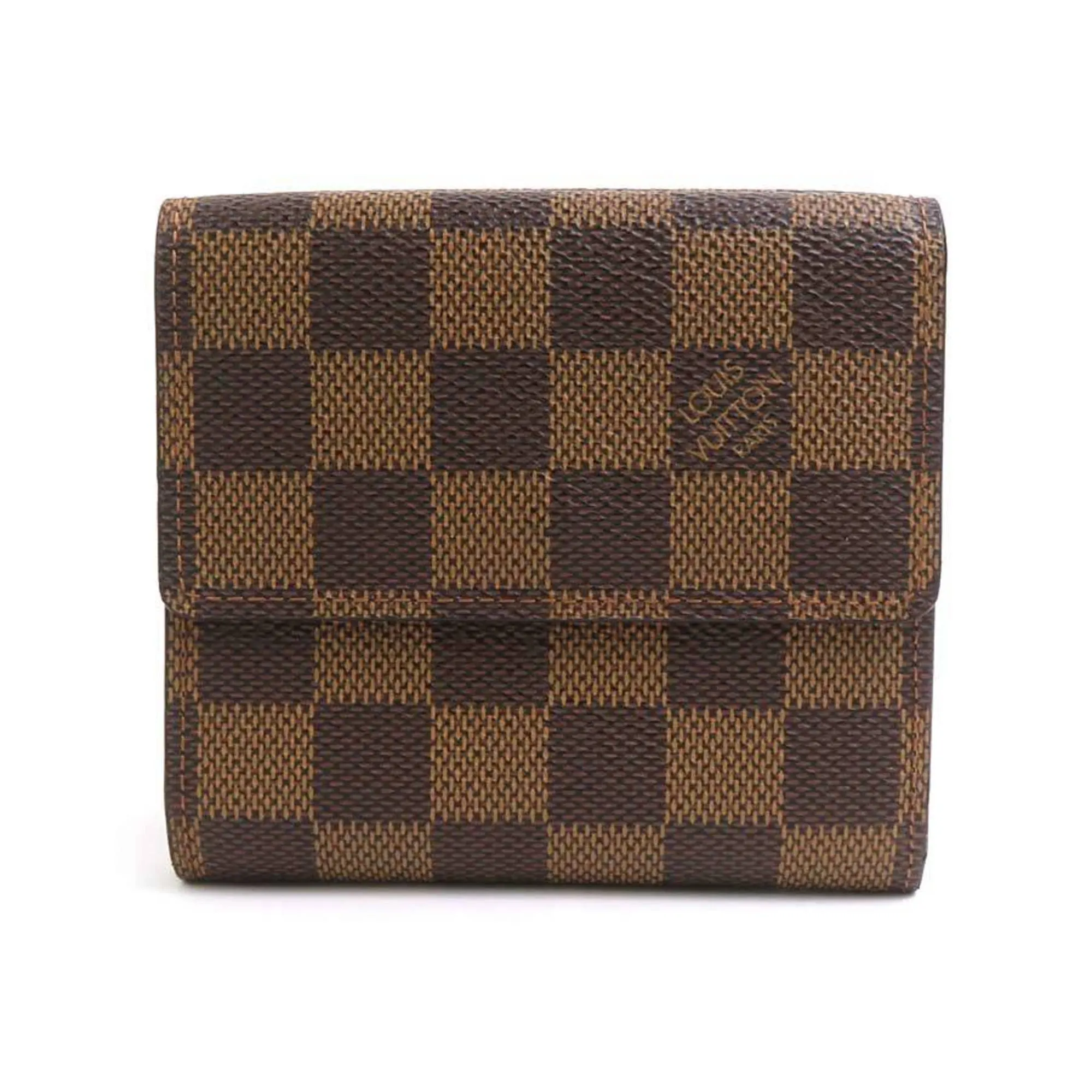 Louis Vuitton Damier Canvas Damier Canvas Wallet (Tri-Fold) (Pre-Owned)