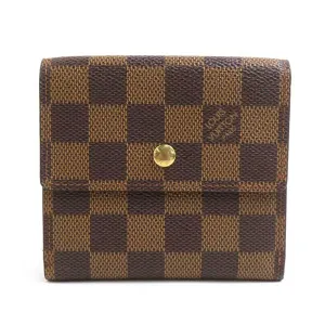 Louis Vuitton Damier Canvas Damier Canvas Wallet (Tri-Fold) (Pre-Owned)