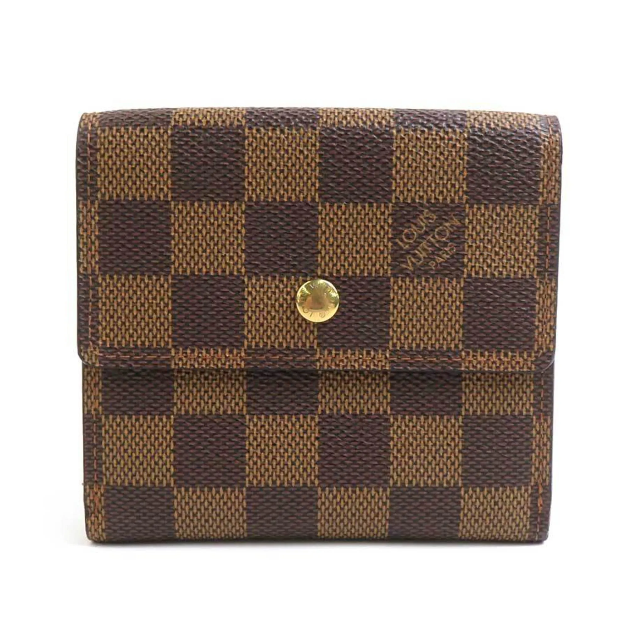 Louis Vuitton Damier Canvas Damier Canvas Wallet (Tri-Fold) (Pre-Owned)