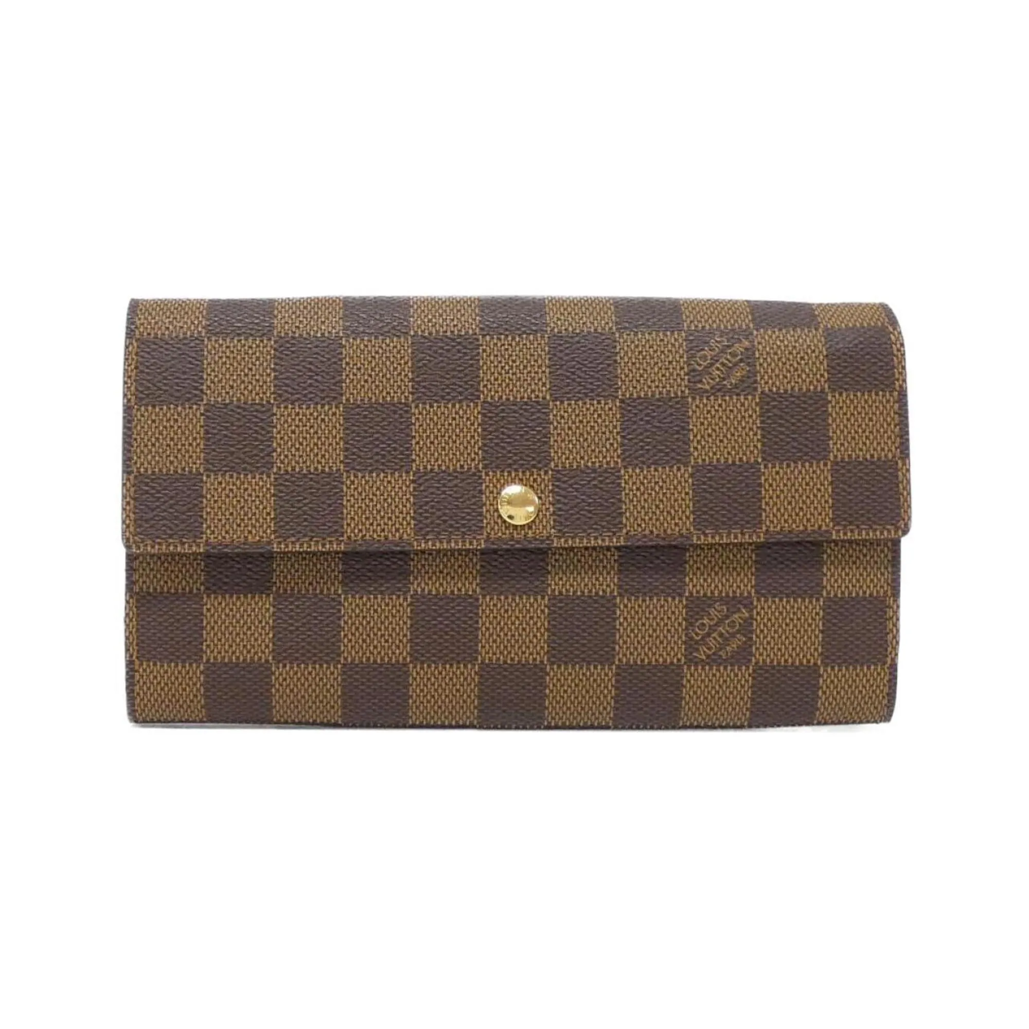 Louis Vuitton Damier Coated Canvas Long Wallet (Bi-Fold) (Pre-Owned)