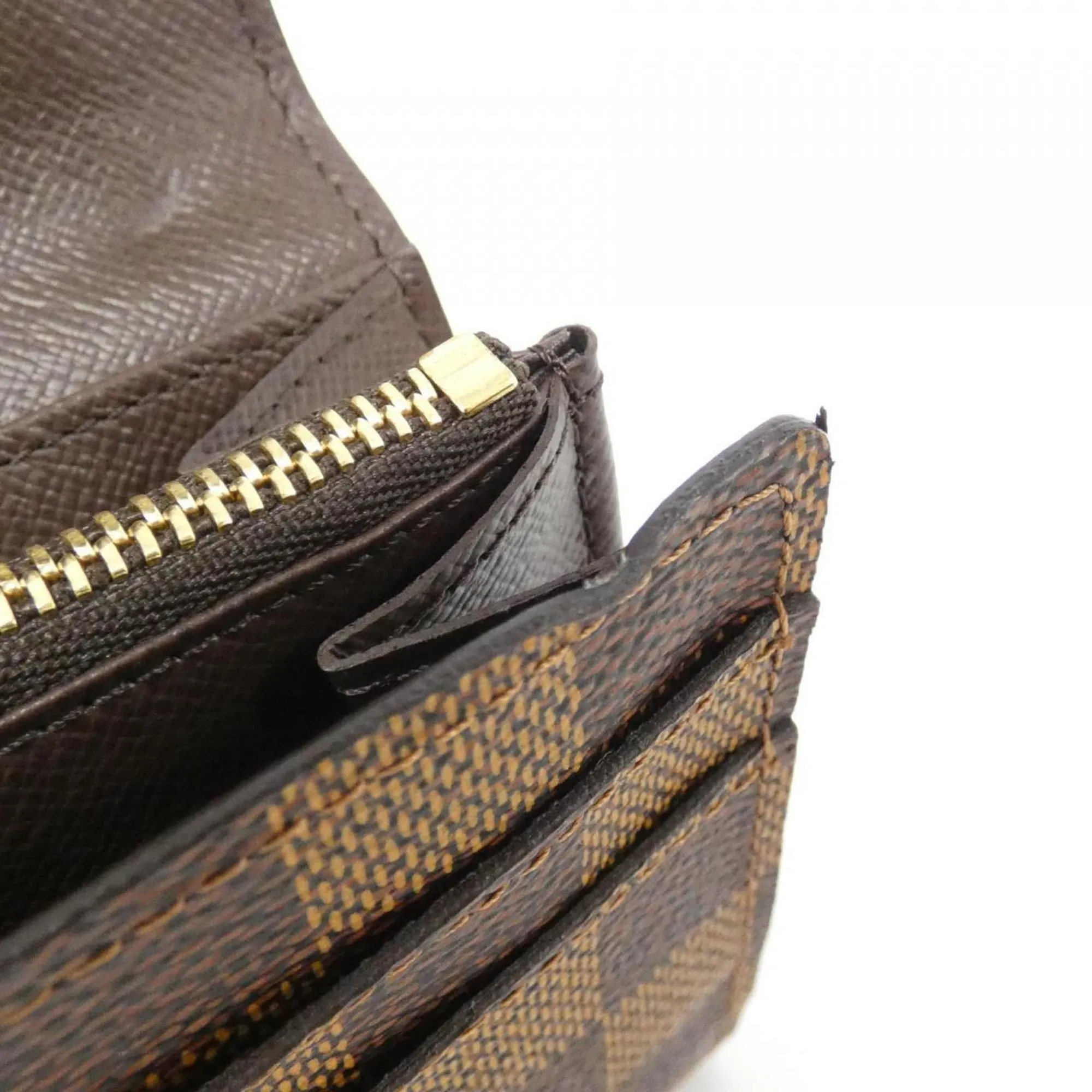 Louis Vuitton Damier Coated Canvas Long Wallet (Bi-Fold) (Pre-Owned)
