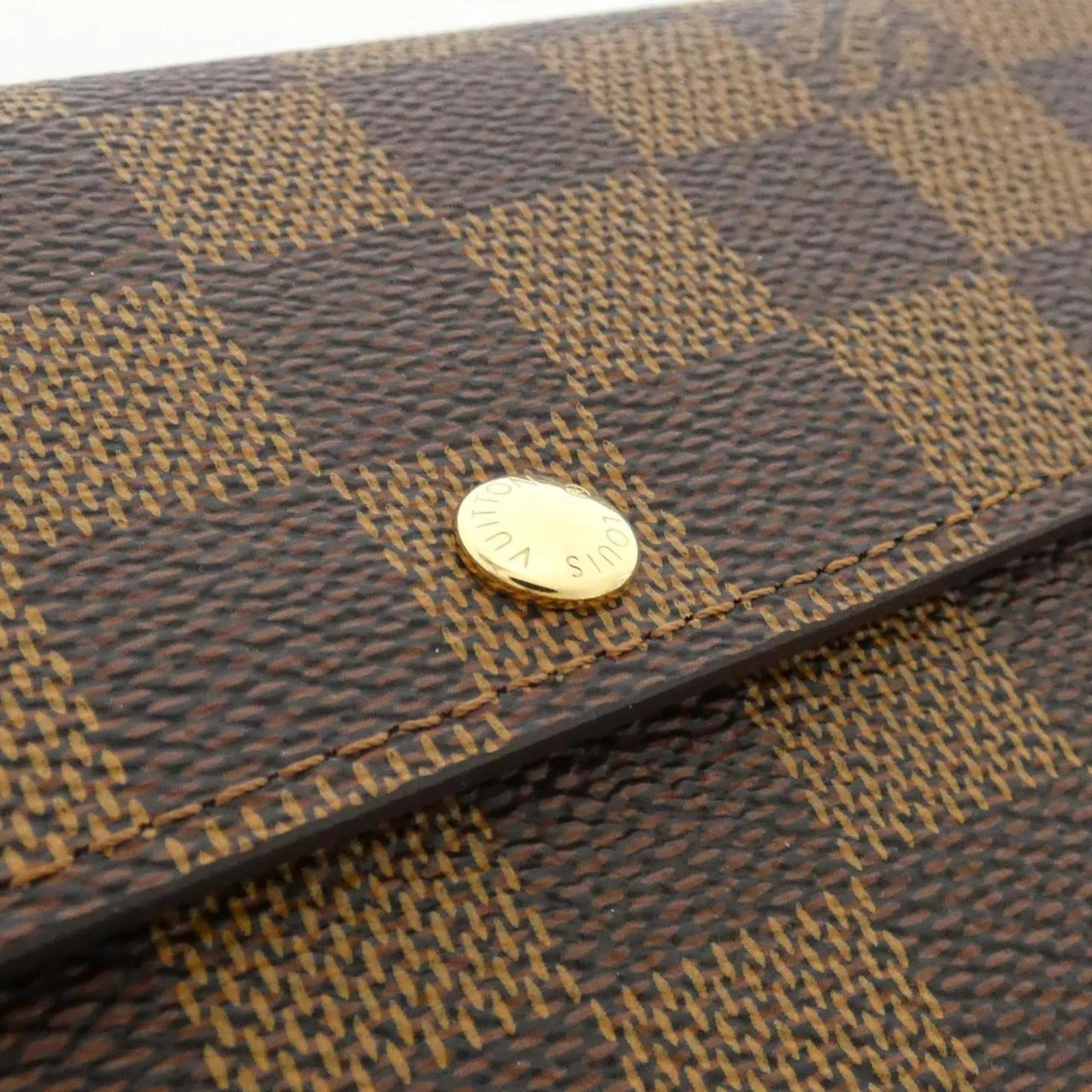 Louis Vuitton Damier Coated Canvas Long Wallet (Bi-Fold) (Pre-Owned)