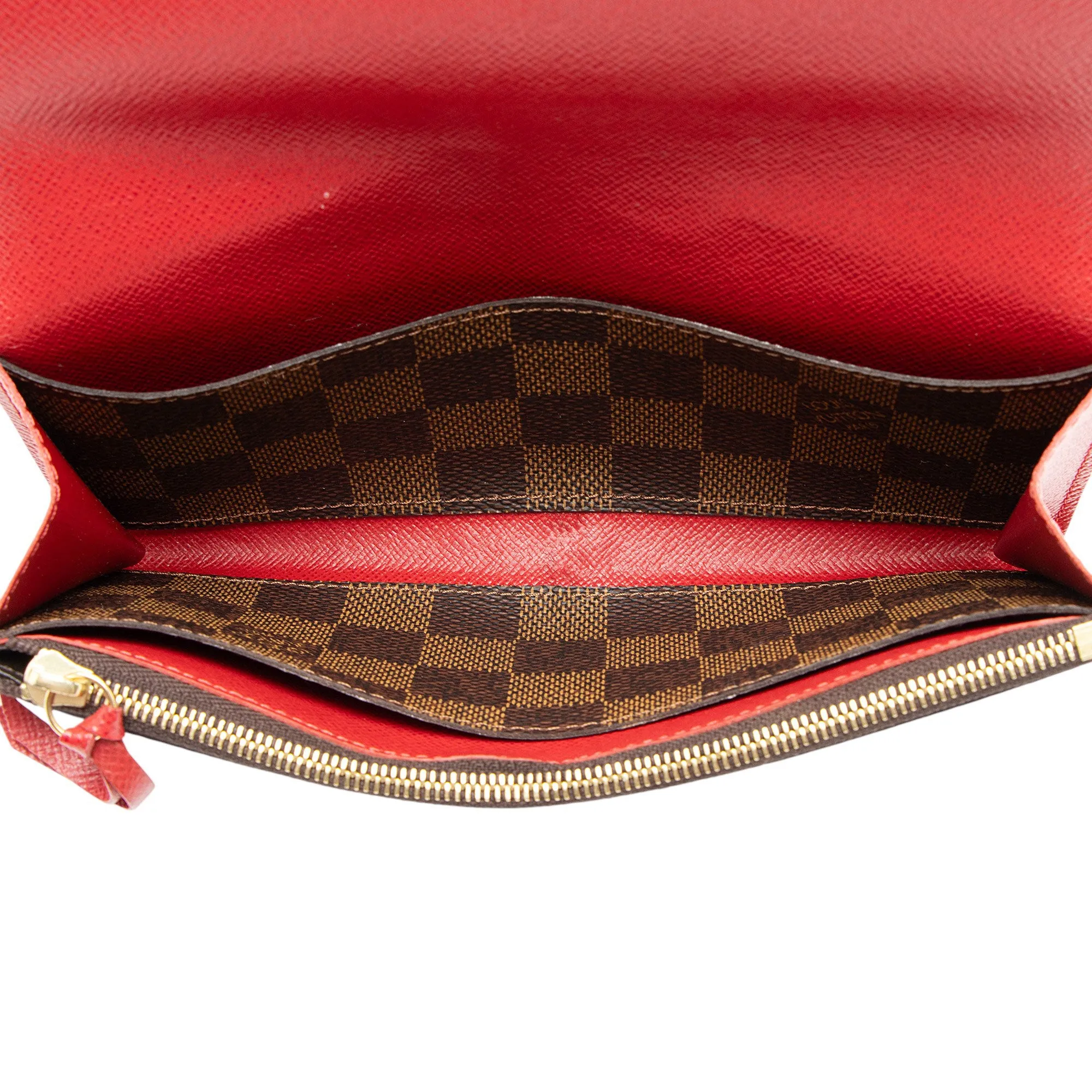 Louis Vuitton Damier Ebene Emilie Wallet