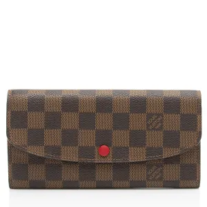 Louis Vuitton Damier Ebene Emilie Wallet