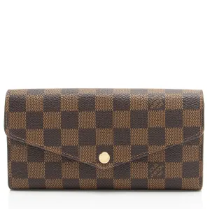 Louis Vuitton Damier Ebene Sarah Wallet