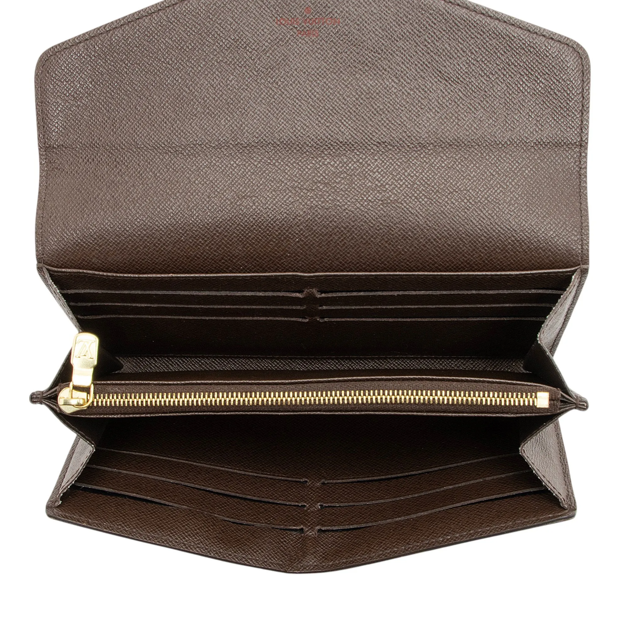 Louis Vuitton Damier Ebene Sarah Wallet