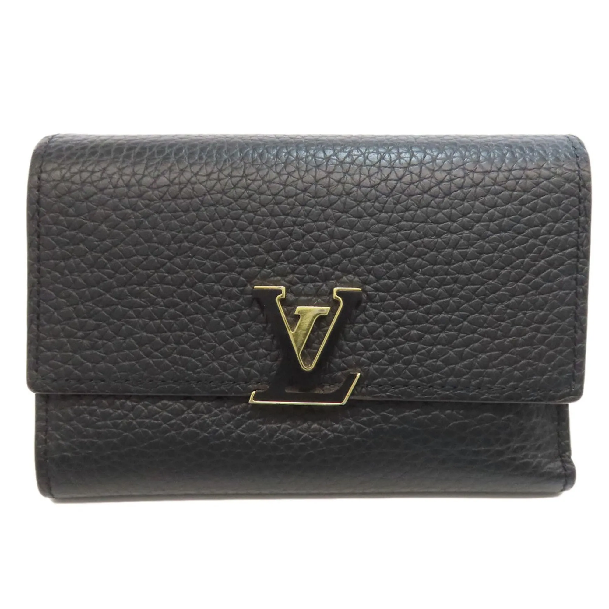 Louis Vuitton Hot pink Noir Leather Wallet (Bi-Fold) (Pre-Owned)
