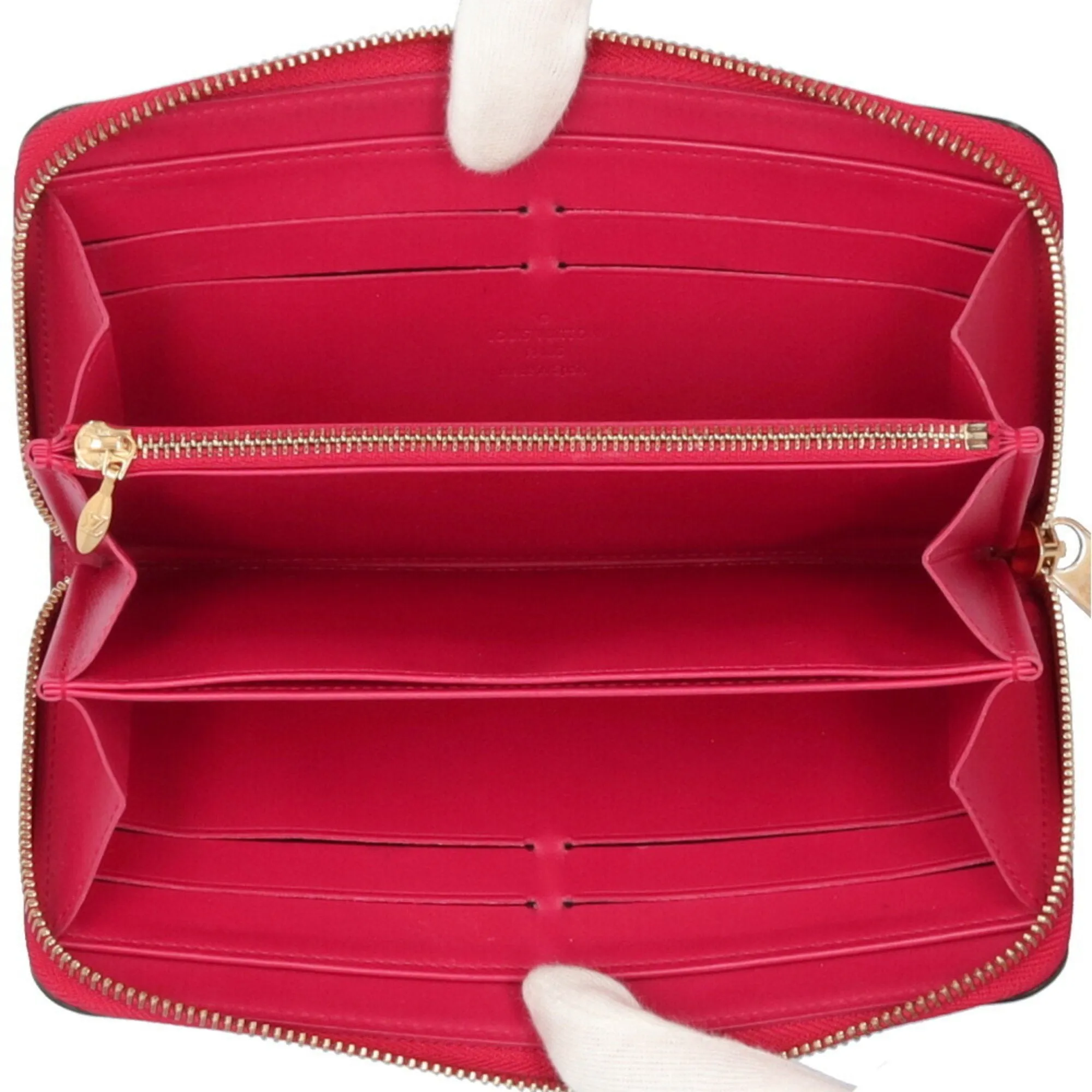 Louis Vuitton Indian Rose pink Vernis Long Wallet (Bi-Fold) (Pre-Owned)