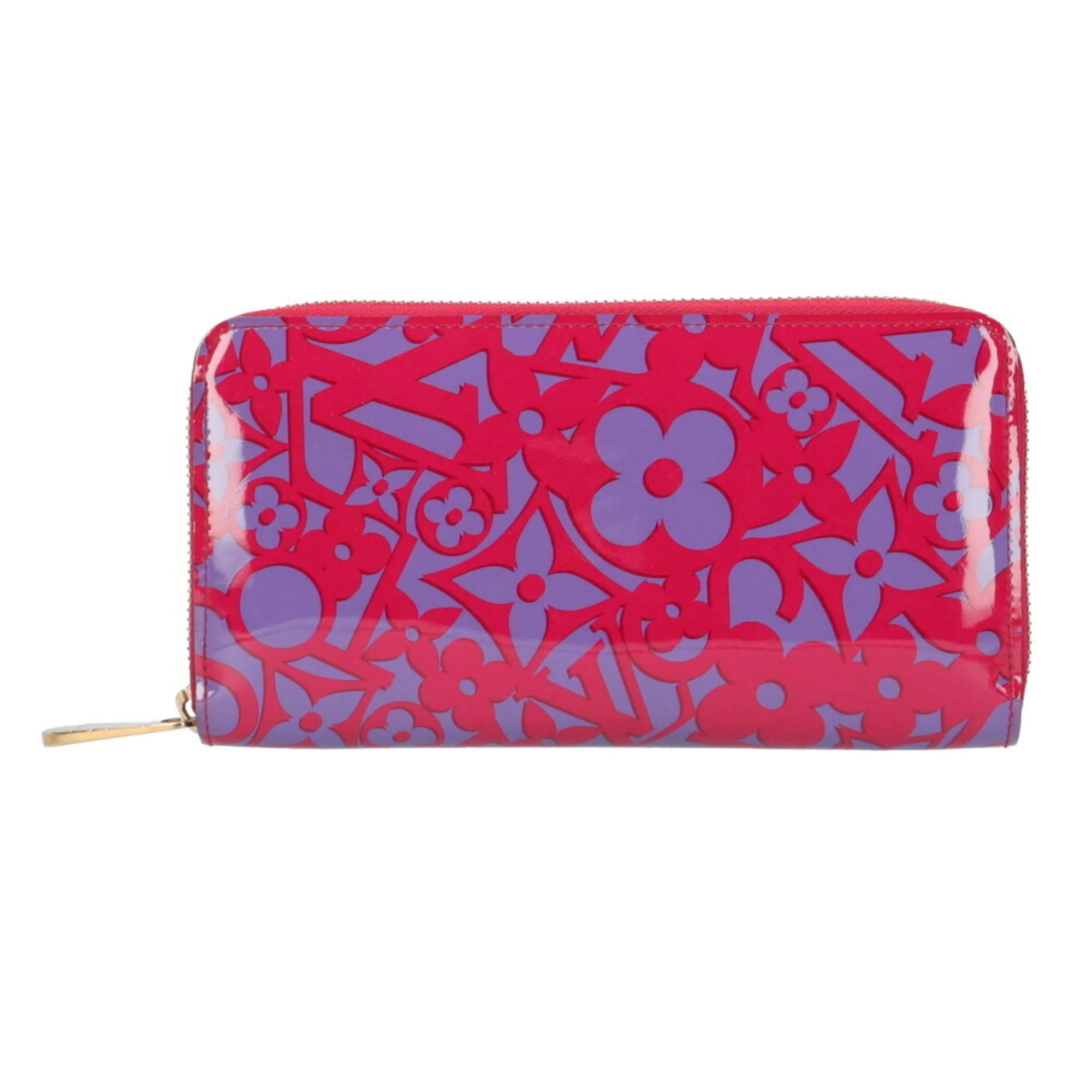 Louis Vuitton Indian Rose pink Vernis Long Wallet (Bi-Fold) (Pre-Owned)