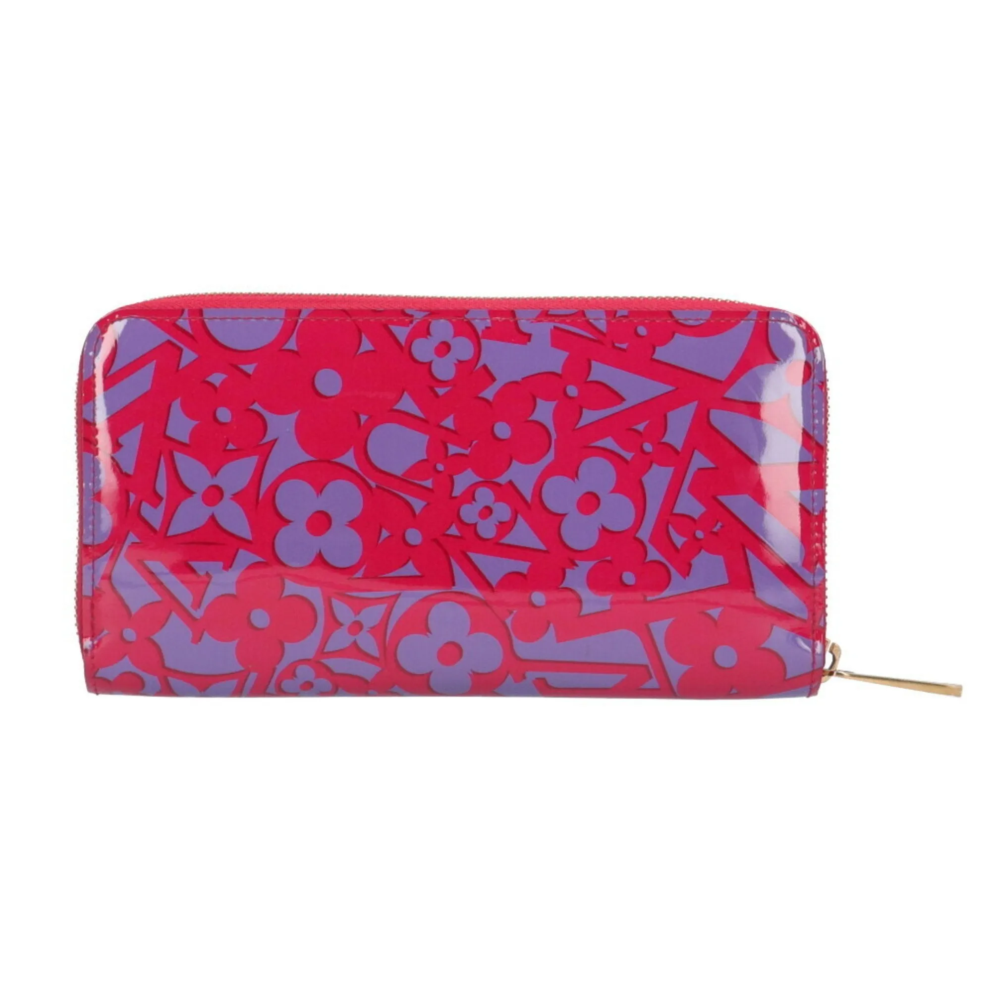 Louis Vuitton Indian Rose pink Vernis Long Wallet (Bi-Fold) (Pre-Owned)