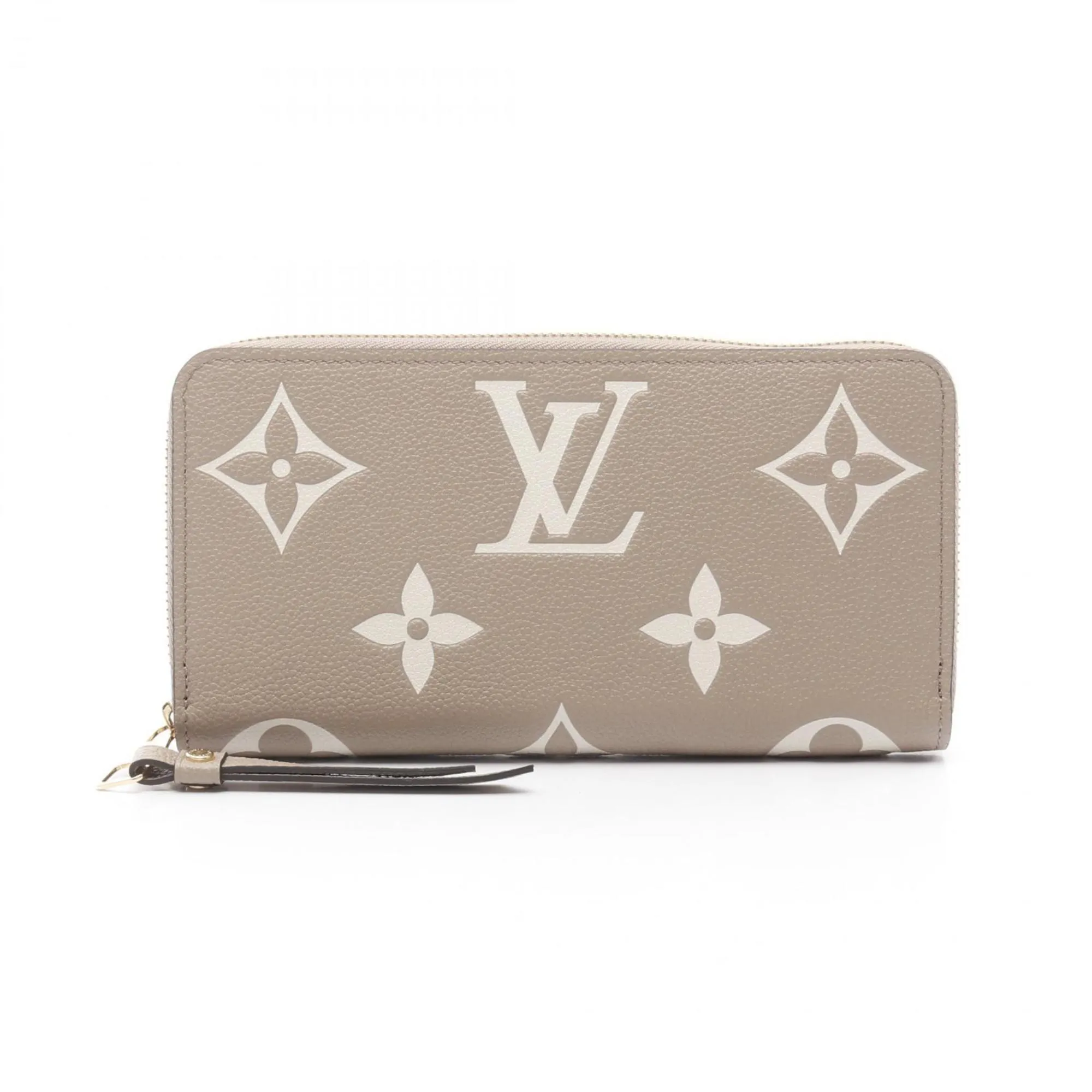 Louis Vuitton ivory Monogram Empreinte Leather Long Wallet (Bi-Fold) (Pre-Owned)
