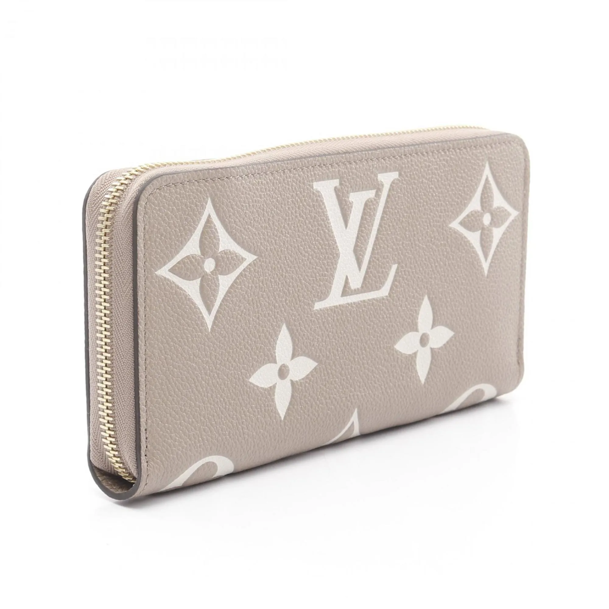Louis Vuitton ivory Monogram Empreinte Leather Long Wallet (Bi-Fold) (Pre-Owned)