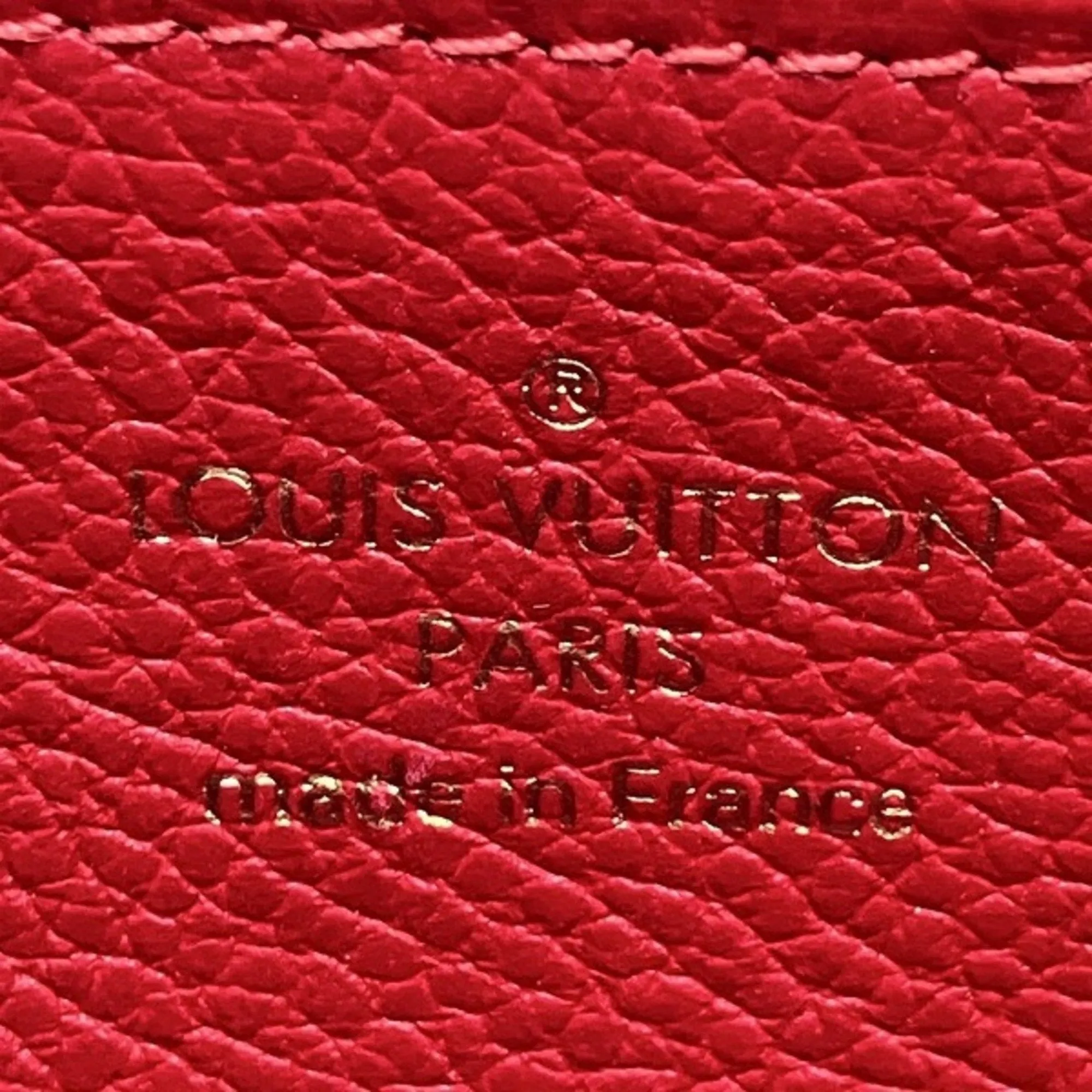 Louis Vuitton Leather Long Wallet (Bi-Fold) (Pre-Owned)