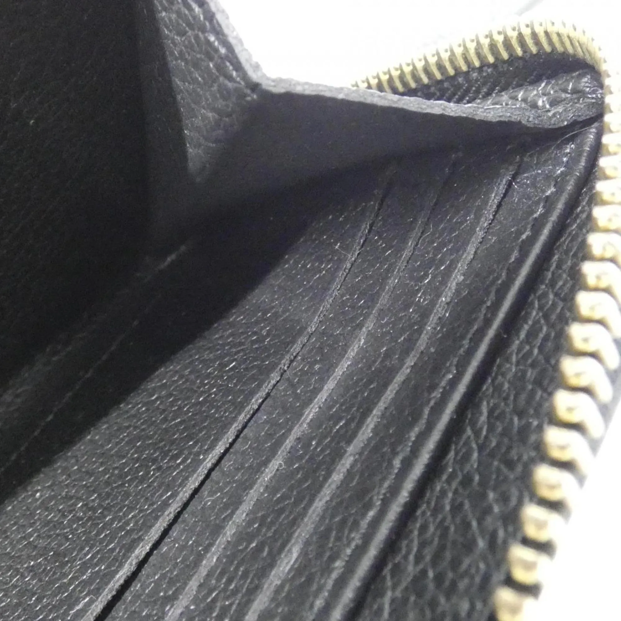 Louis Vuitton  Leather Long Wallet (Bi-Fold) (Pre-Owned)