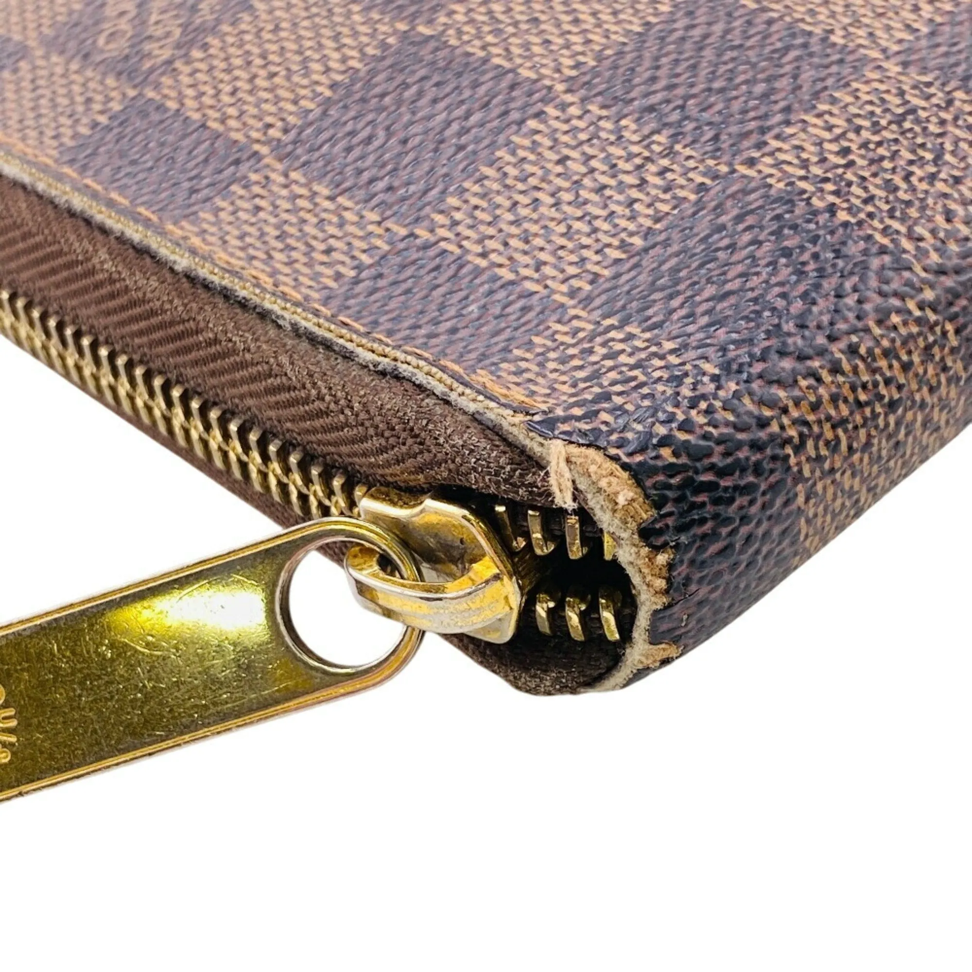 Louis Vuitton Leather Long Wallet (Bi-Fold) (Pre-Owned)