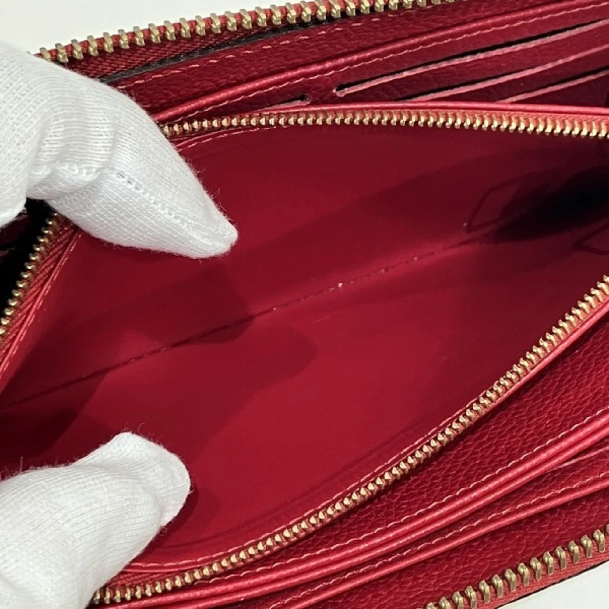 Louis Vuitton Leather Long Wallet (Bi-Fold) (Pre-Owned)