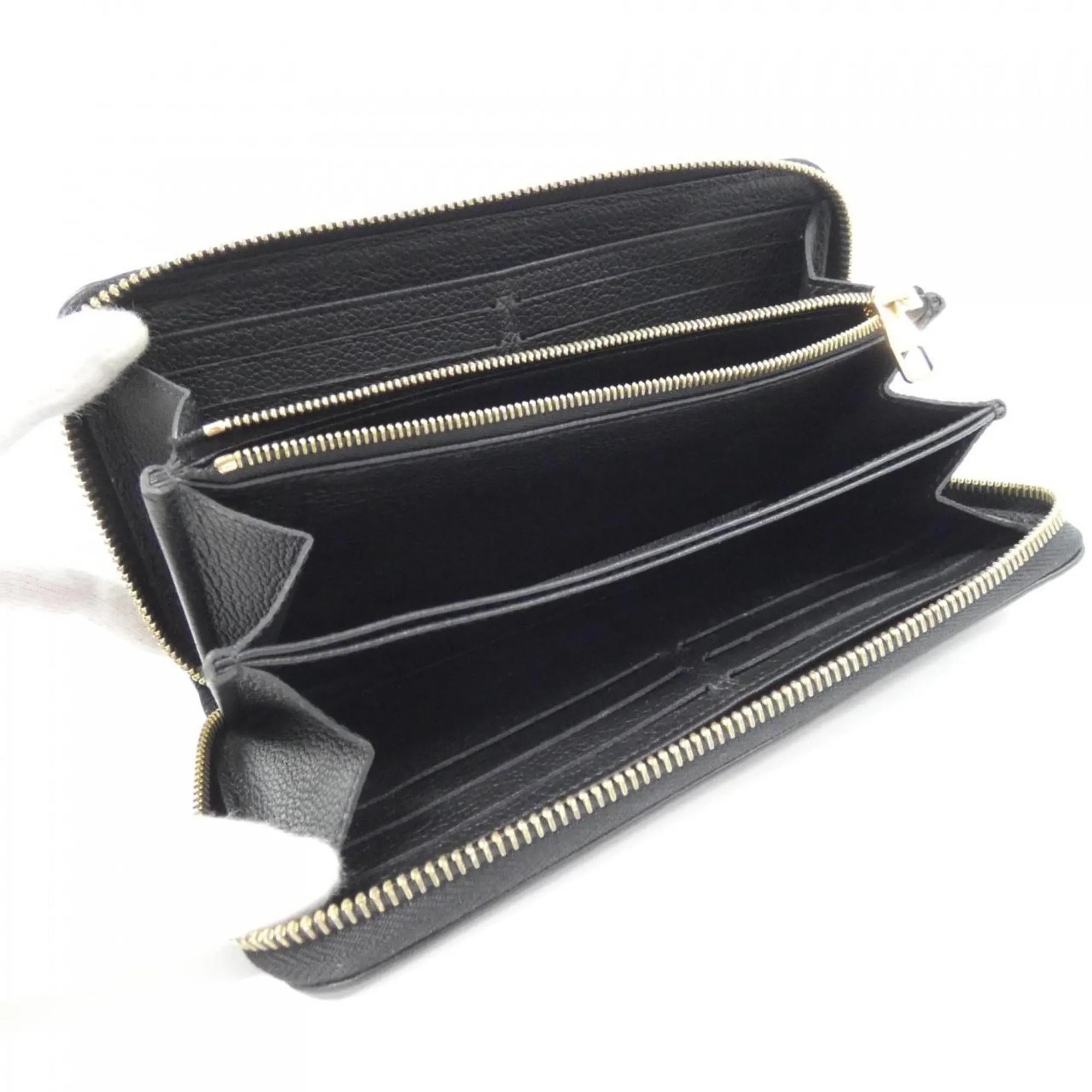 Louis Vuitton  Leather Long Wallet (Bi-Fold) (Pre-Owned)