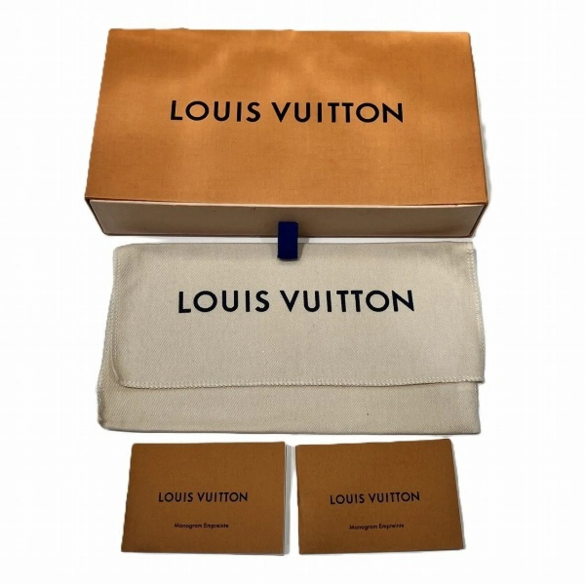 Louis Vuitton Leather Long Wallet (Bi-Fold) (Pre-Owned)
