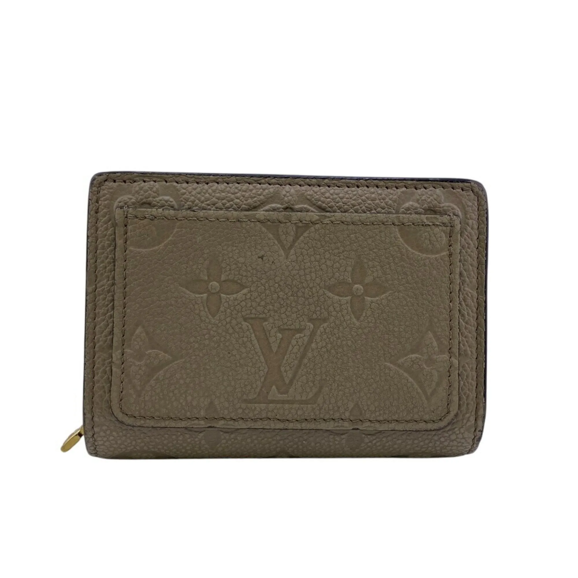 Louis Vuitton Leather Wallet (Tri-Fold) (Pre-Owned)