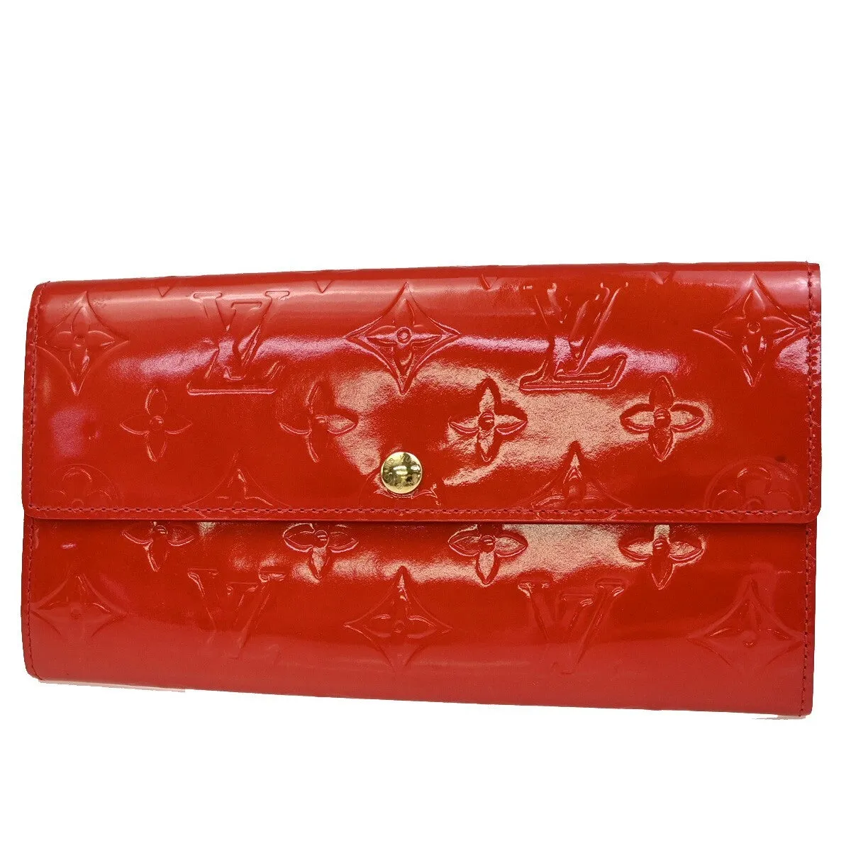 Louis Vuitton Long Portefeuille Zipp Patent Leather Wallet (Pre-Owned)