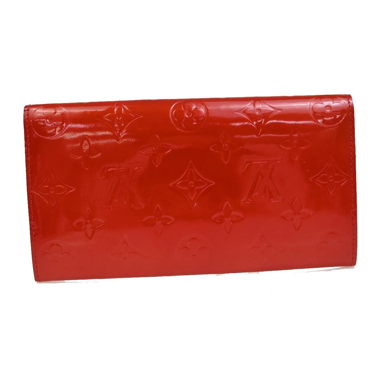 Louis Vuitton Long Portefeuille Zipp Patent Leather Wallet (Pre-Owned)