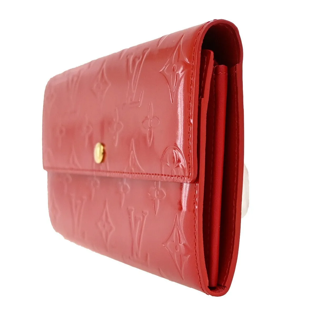 Louis Vuitton Long Portefeuille Zipp Patent Leather Wallet (Pre-Owned)