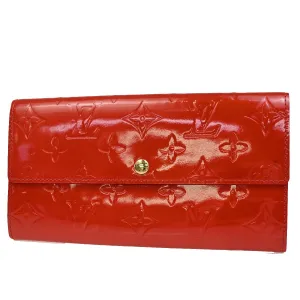 Louis Vuitton Long Portefeuille Zipp Patent Leather Wallet (Pre-Owned)