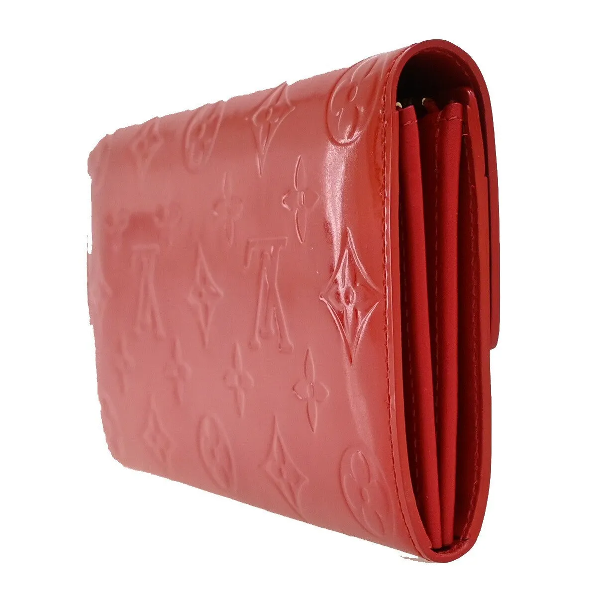 Louis Vuitton Long Portefeuille Zipp Patent Leather Wallet (Pre-Owned)
