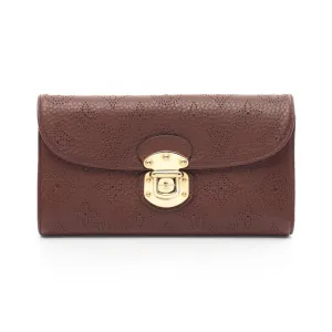 Louis Vuitton Mahina Leather Long Wallet (Tri-Fold) (Pre-Owned)