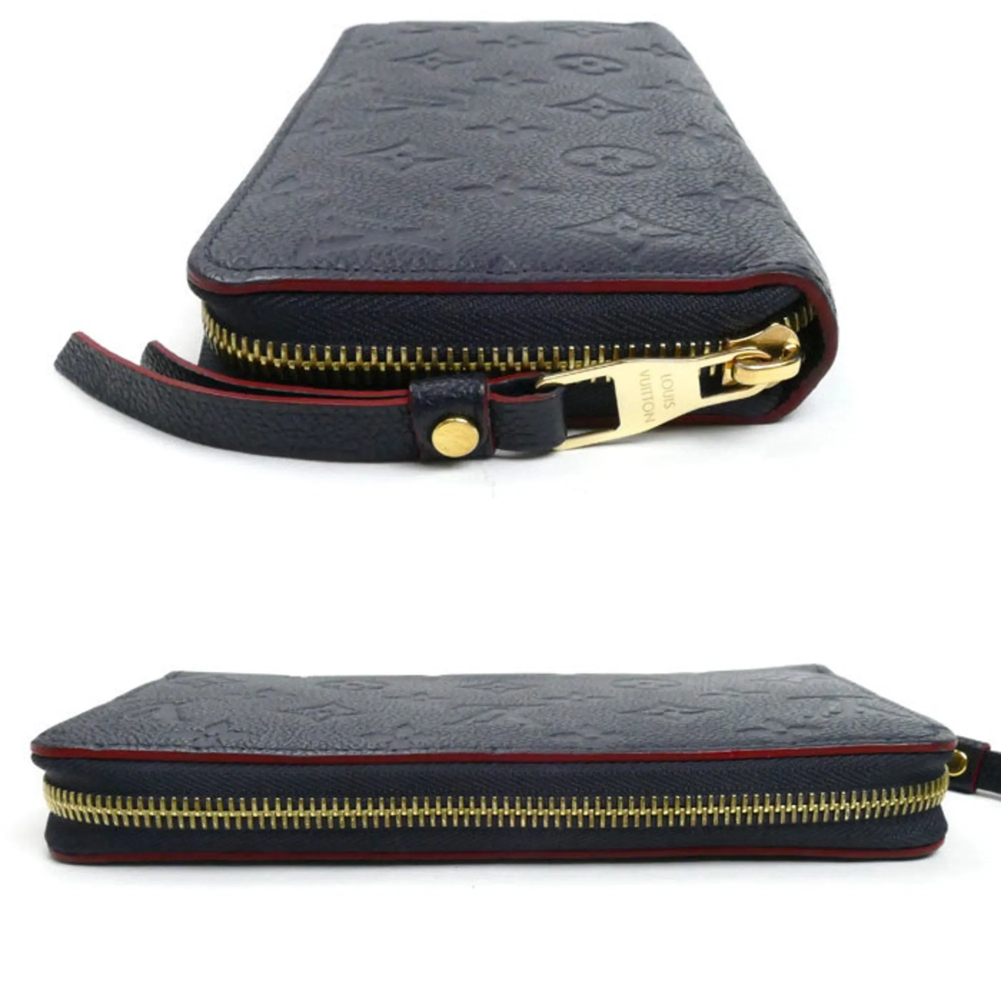 Louis Vuitton Marine Rouge Monogram Empreinte Long Wallet (Bi-Fold) (Pre-Owned)