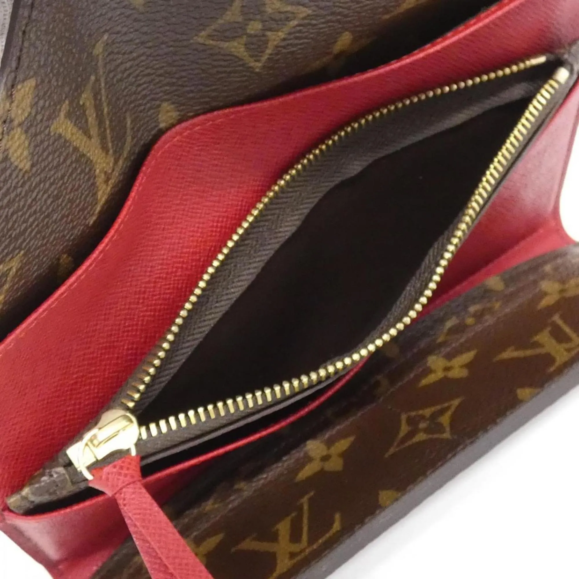 Louis Vuitton Marron Monogram Color Monogram Long Wallet (Bi-Fold) (Pre-Owned)
