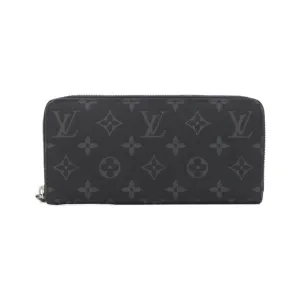 Louis Vuitton Monogram Eclipse Coated Canvas Long Wallet (Bi-Fold) (Pre-Owned)