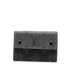 Louis Vuitton Monogram Eclipse  Monogram Eclipse Leather Bill Wallet (Tri-Fold) (Pre-Owned)