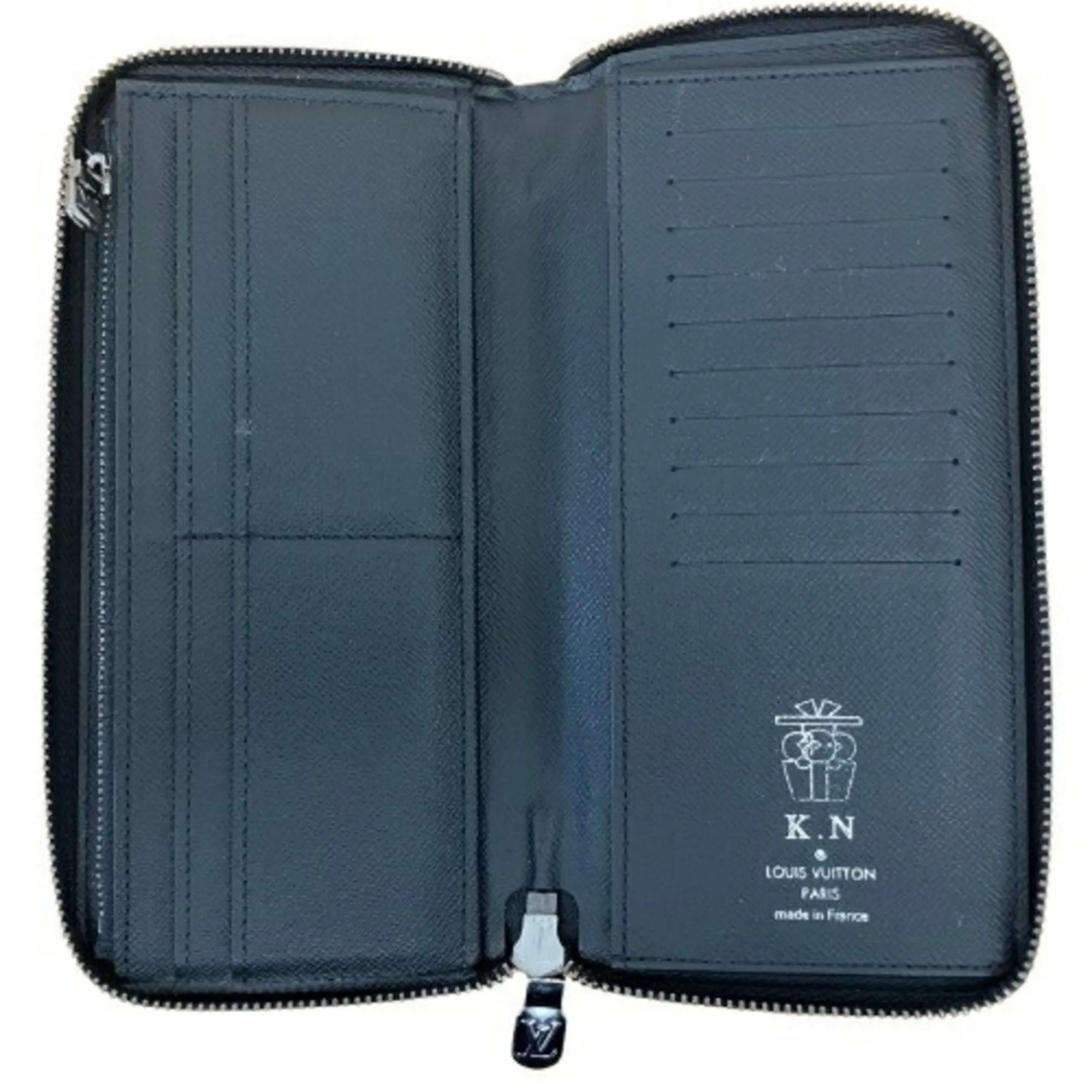 Louis Vuitton Monogram Eclipse Monogram Eclipse Long Wallet (Bi-Fold) (Pre-Owned)