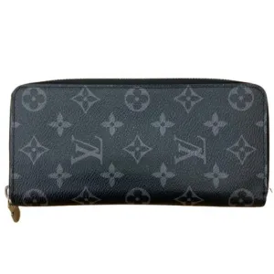 Louis Vuitton Monogram Eclipse Monogram Eclipse Long Wallet (Bi-Fold) (Pre-Owned)