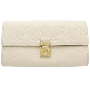 Louis Vuitton Monogram Empreinte Leather Long Wallet (Bi-Fold) (Pre-Owned)