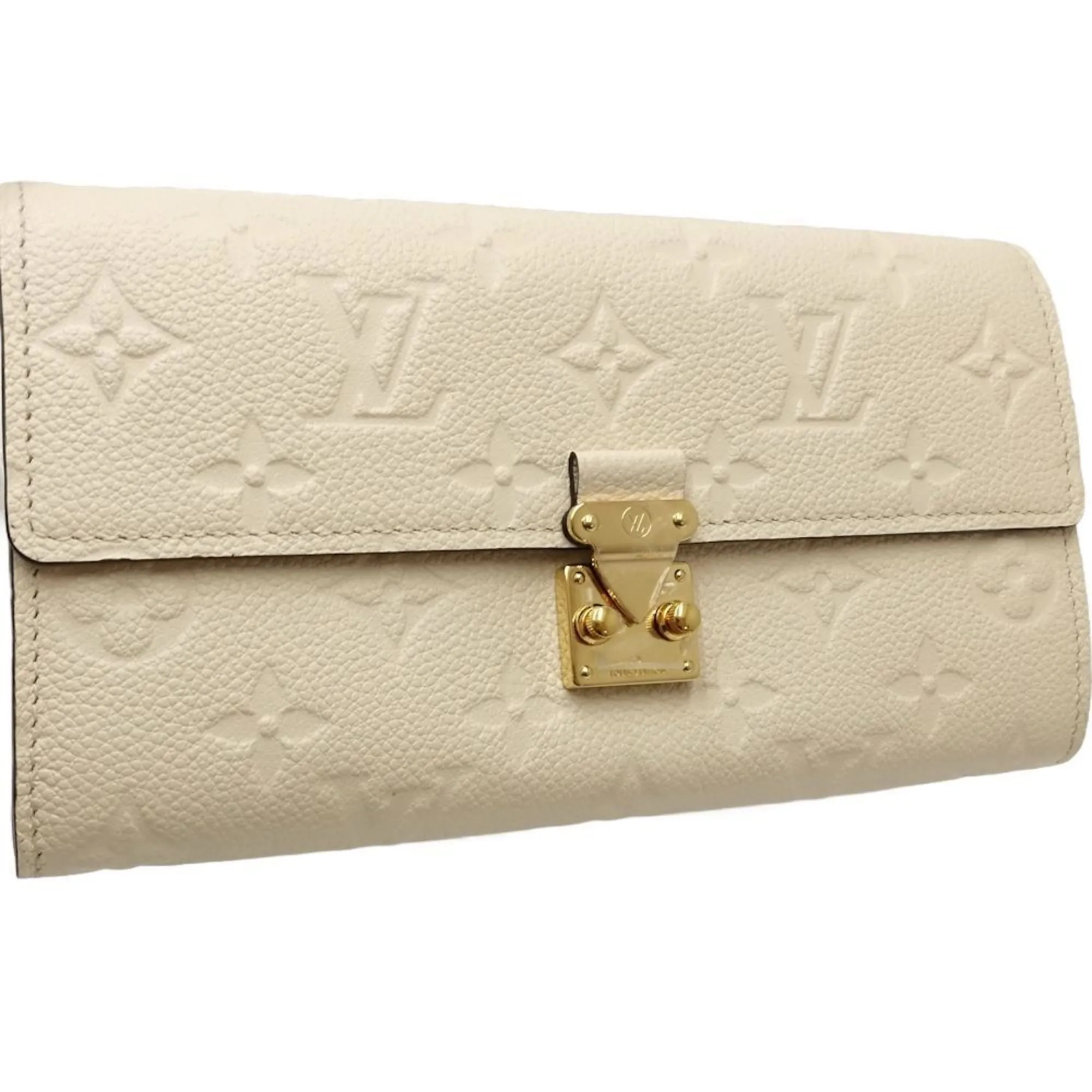 Louis Vuitton Monogram Empreinte Leather Long Wallet (Bi-Fold) (Pre-Owned)
